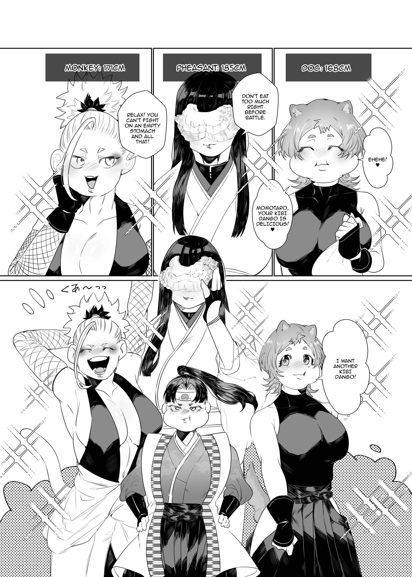 Female Momotaro And The Huge, Strong Demon 1