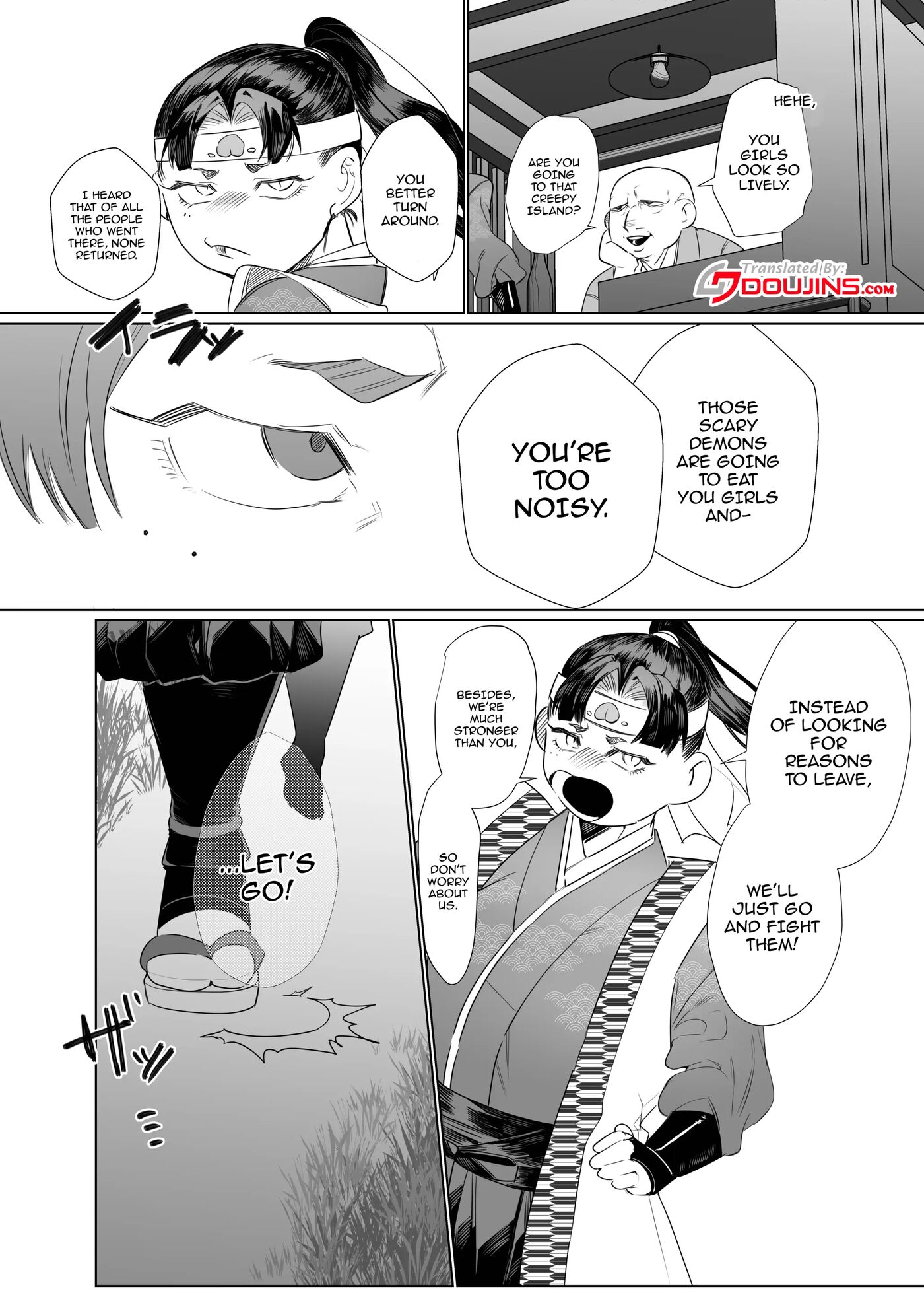 Female Momotaro And The Huge, Strong Demon 1