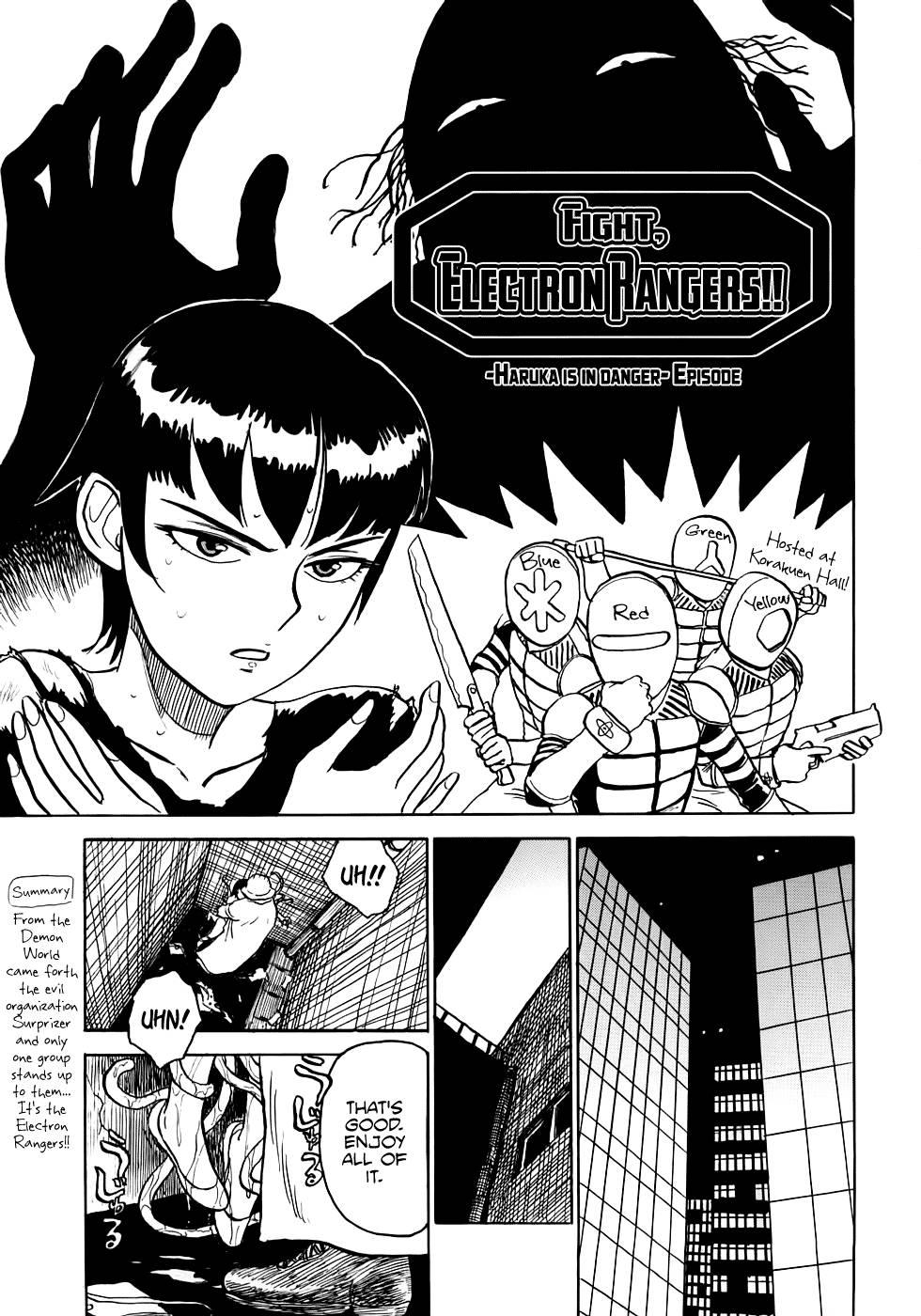 Fight, Electron Rangers!! -haruka Is In Danger- Episode 1
