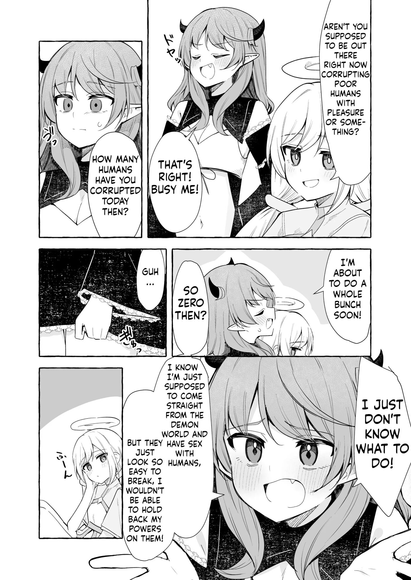 Futanari Akuma To Tenshii-chan 1