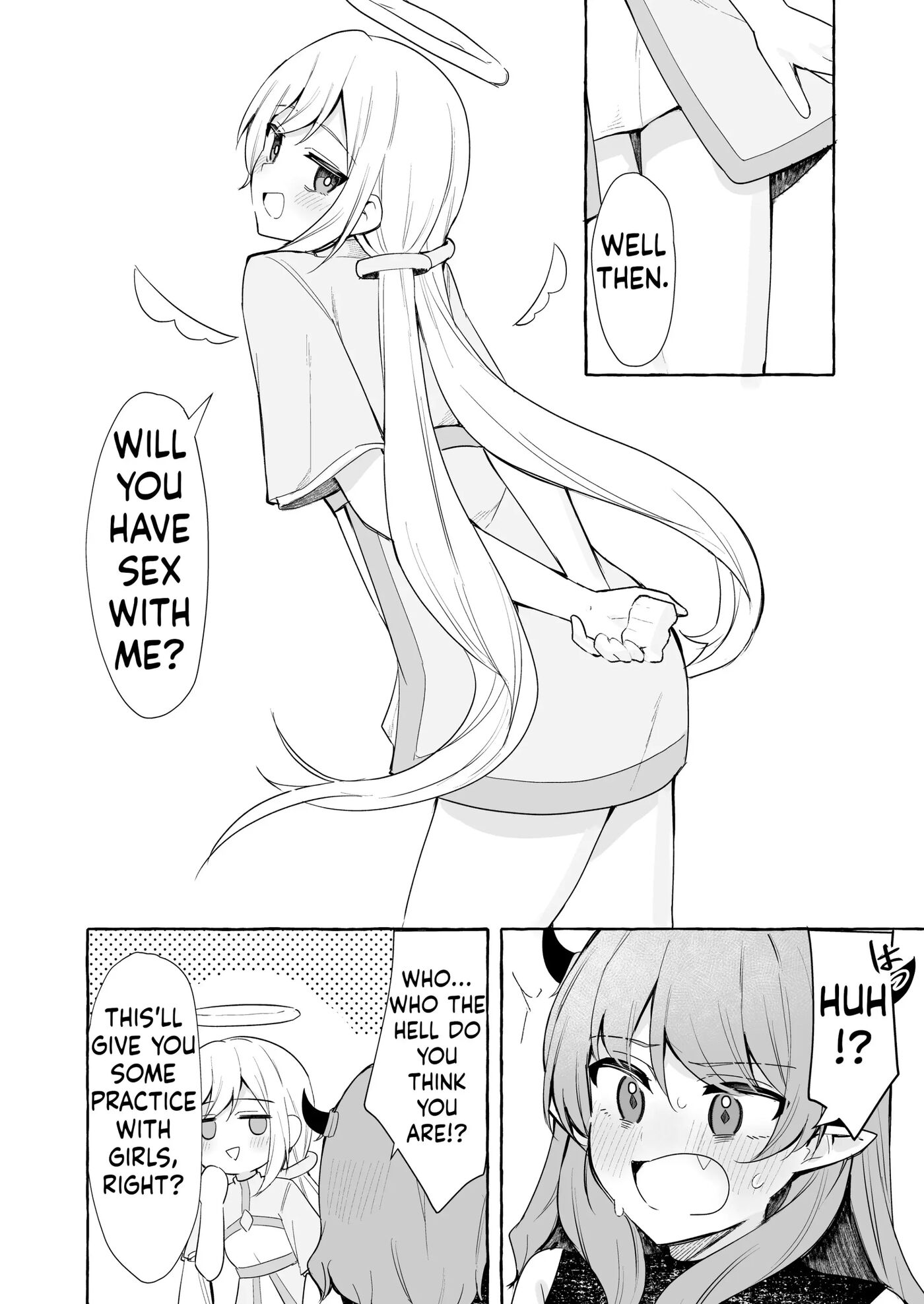 Futanari Akuma To Tenshii-chan 1