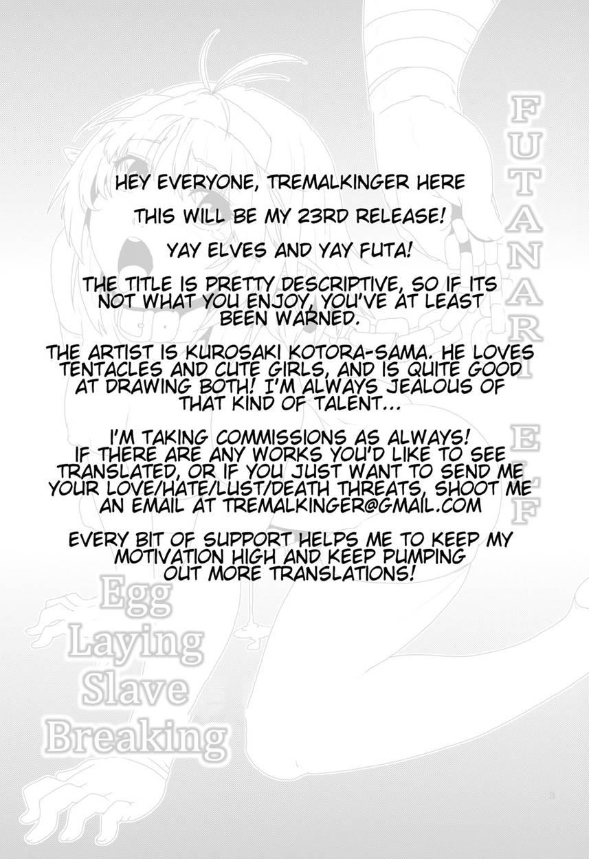 Futanari Elf Egg Laying Slave Breaking 1