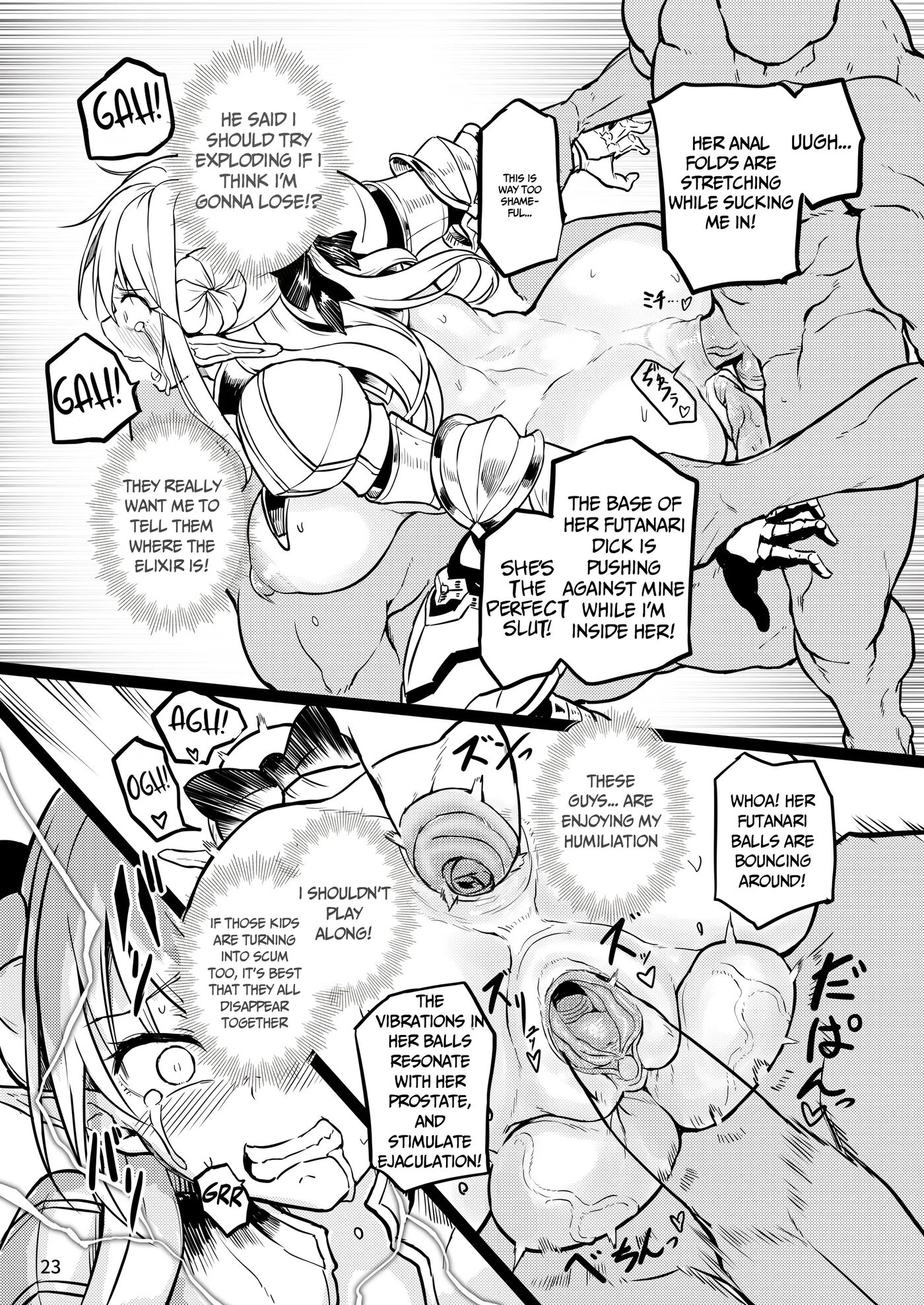 Futanari Elf Onna Kishi Verina Ryojoku Sakusei Kangoku 1