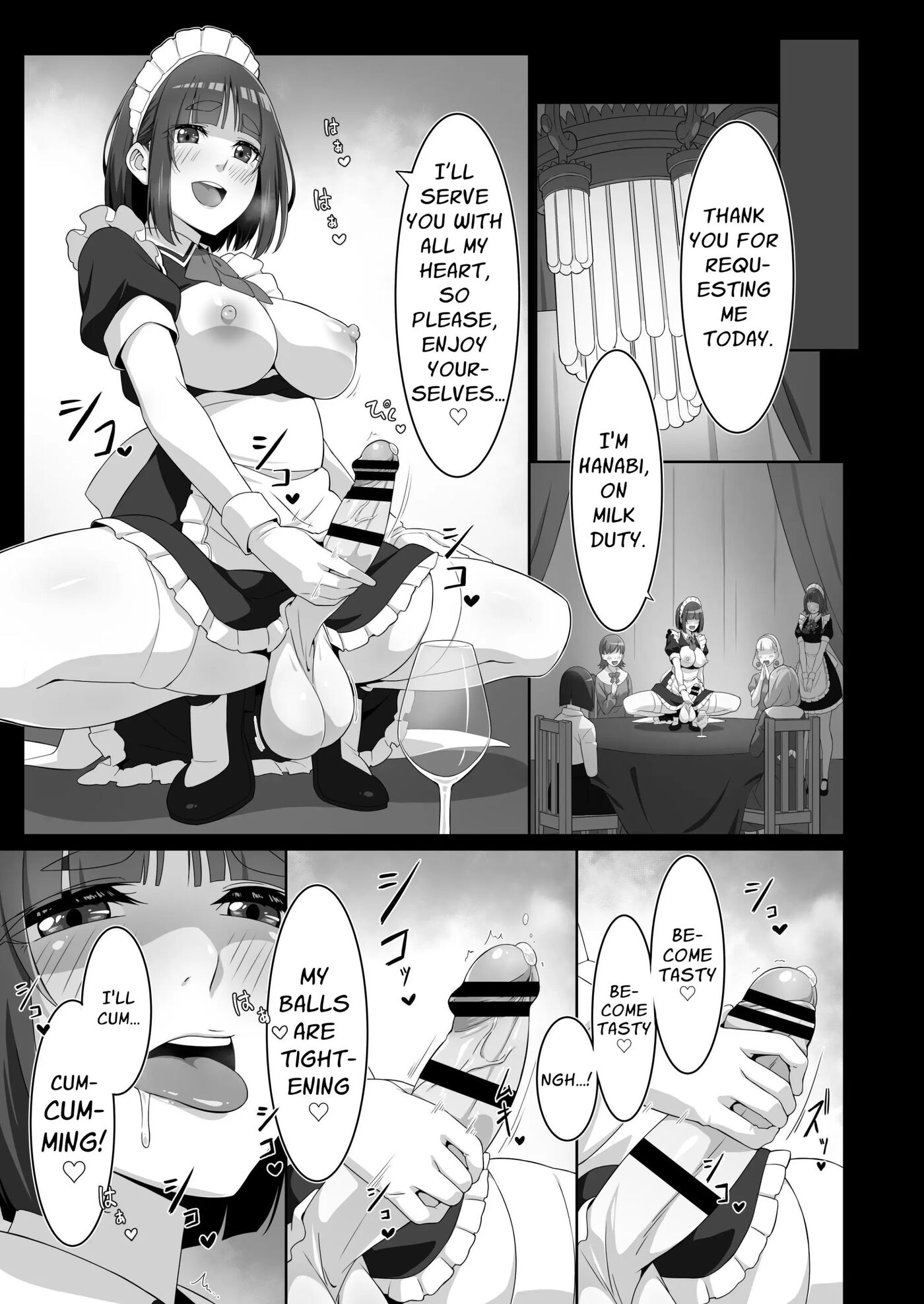 Futanari Maid's Milk Service 1
