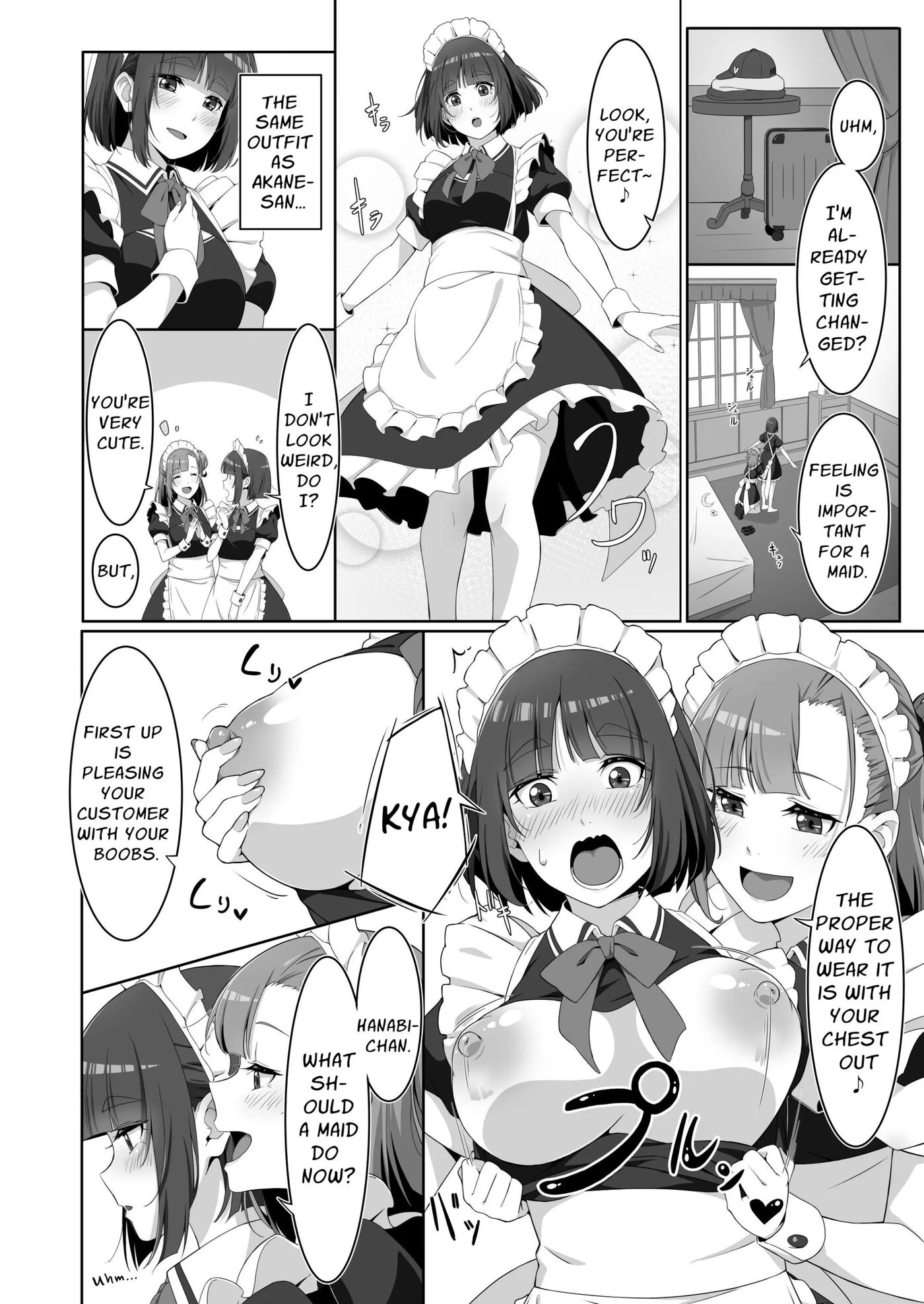 Futanari Maid's Milk Service 1
