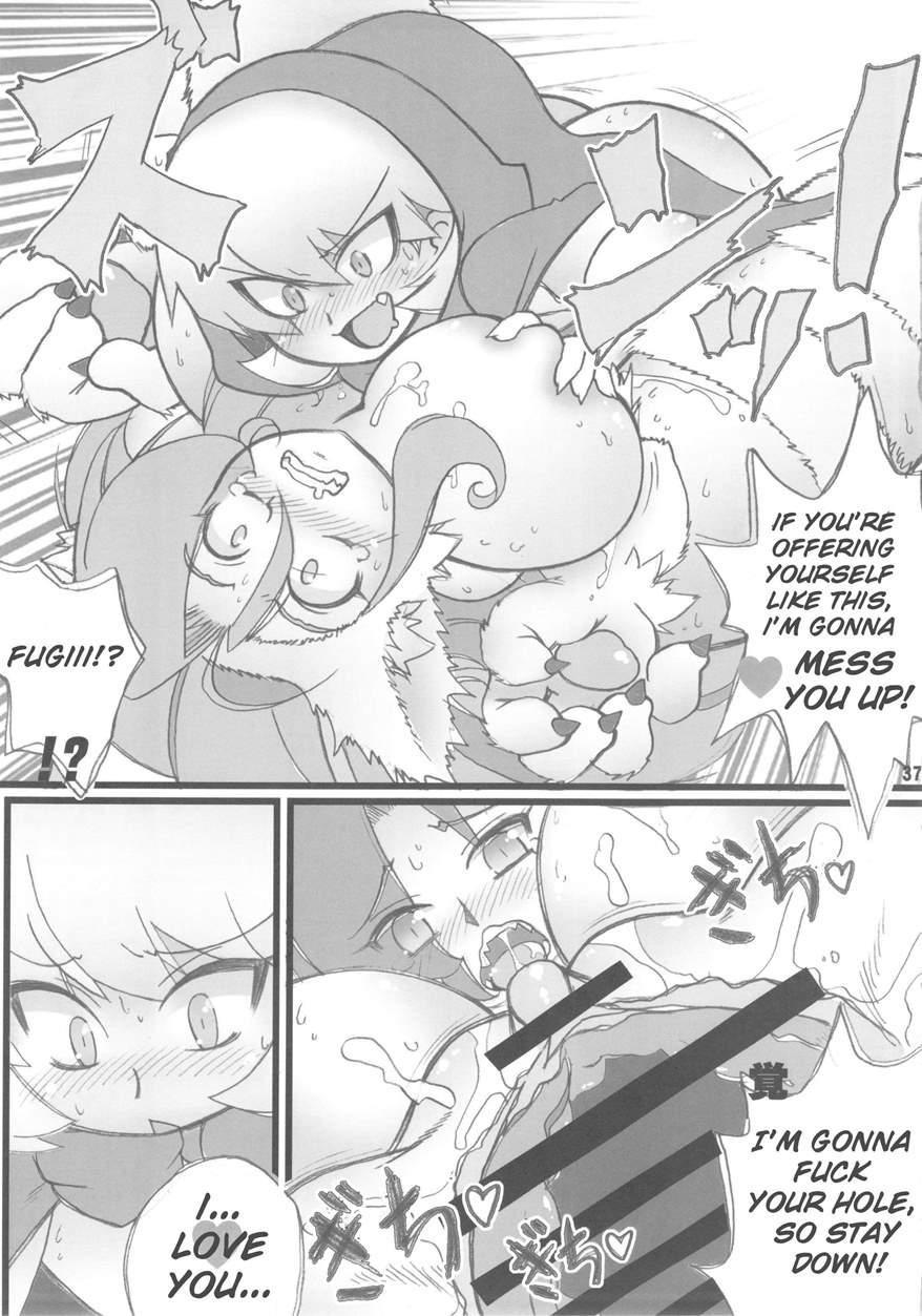 Gigantic Cock Futanari Bulleta And Ms. Big Tit Cat Felicia's Love Love Sex Manga 1