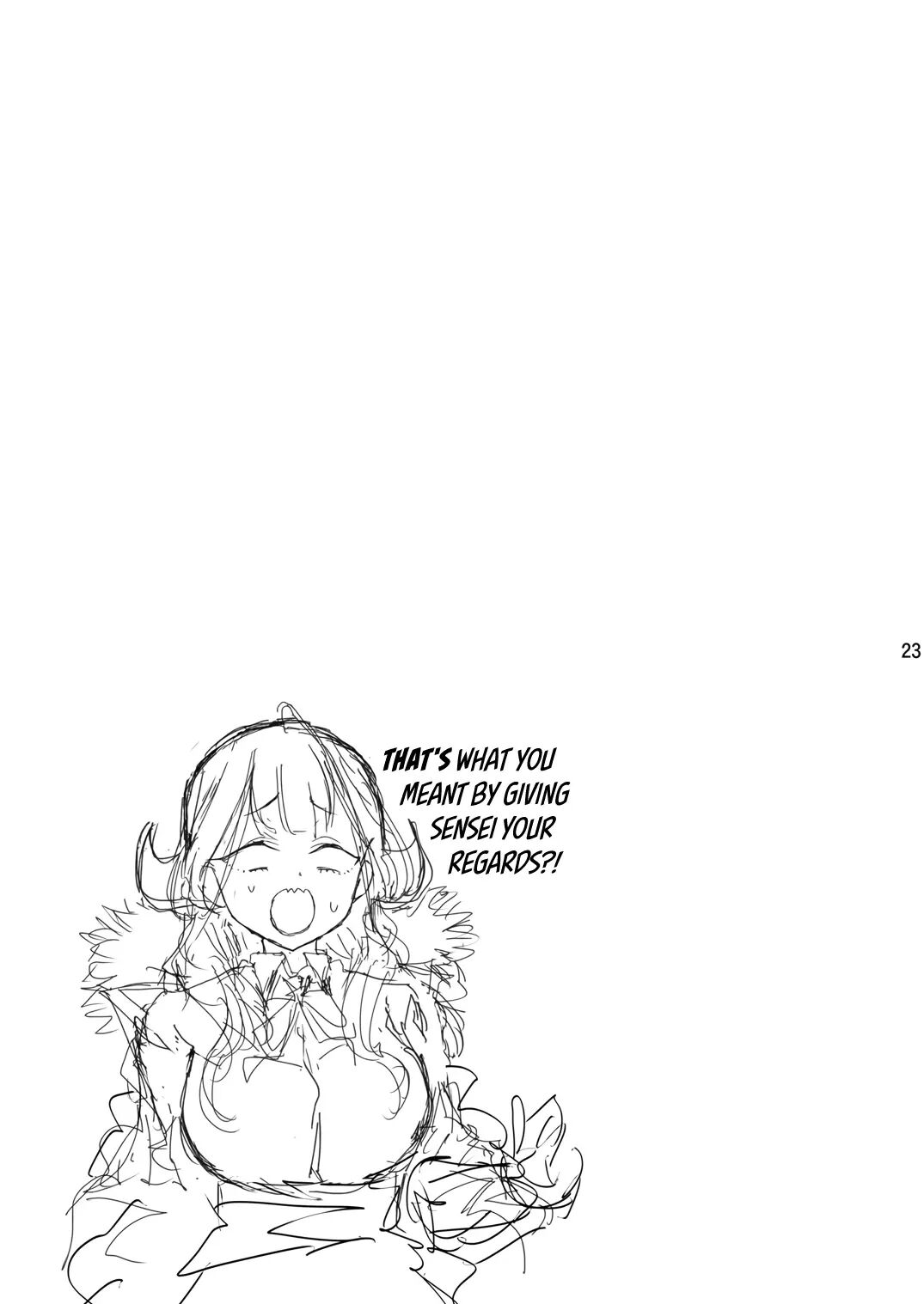 Giving My Regards To Sensei 1