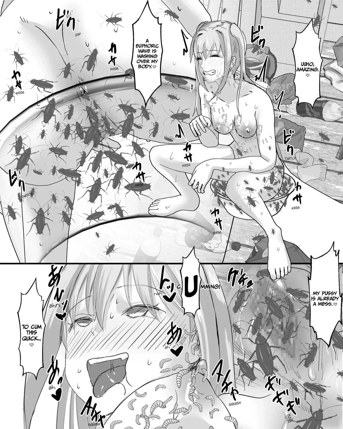Gomi Yashiki Onna No Waki Mushi Onanie 1