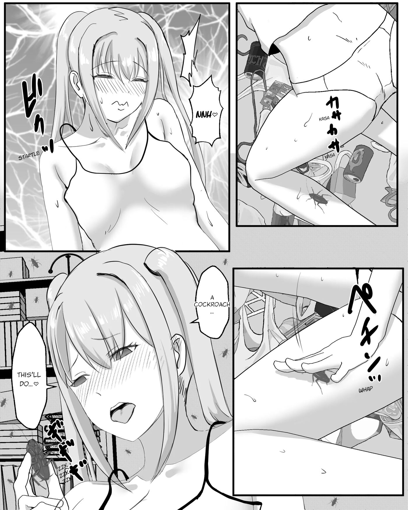 Gomi Yashiki Onna No Waki Mushi Onanie 1