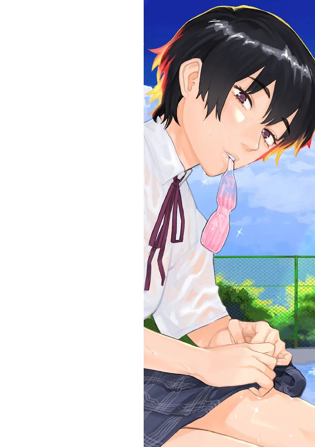 Good Night, Goodbye + Denshi Tokuten "harmonics" Name Chapter 1 Page 212