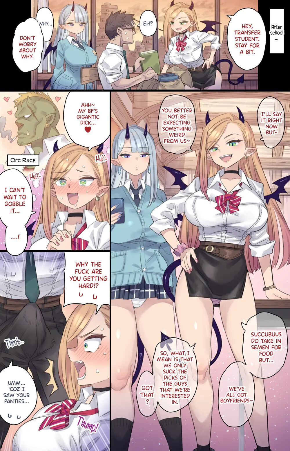 Gyaru Succubus Instantly Falls For A Giant Dick 1