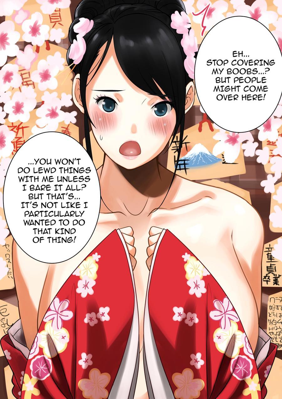 Hatsumoude Yagai De Bishoujo No Oppai 1