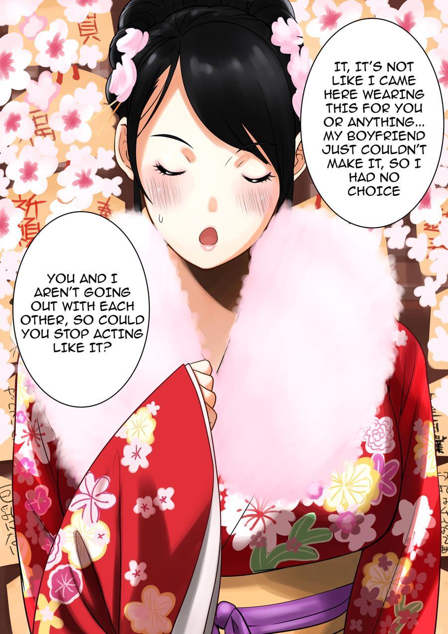 Hatsumoude Yagai De Bishoujo No Oppai 1