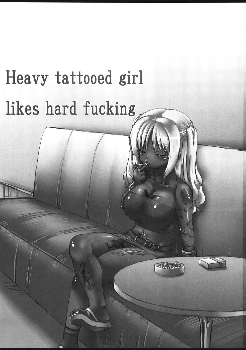 Heavy Tattoed Girl Likes Hard Fucking 1