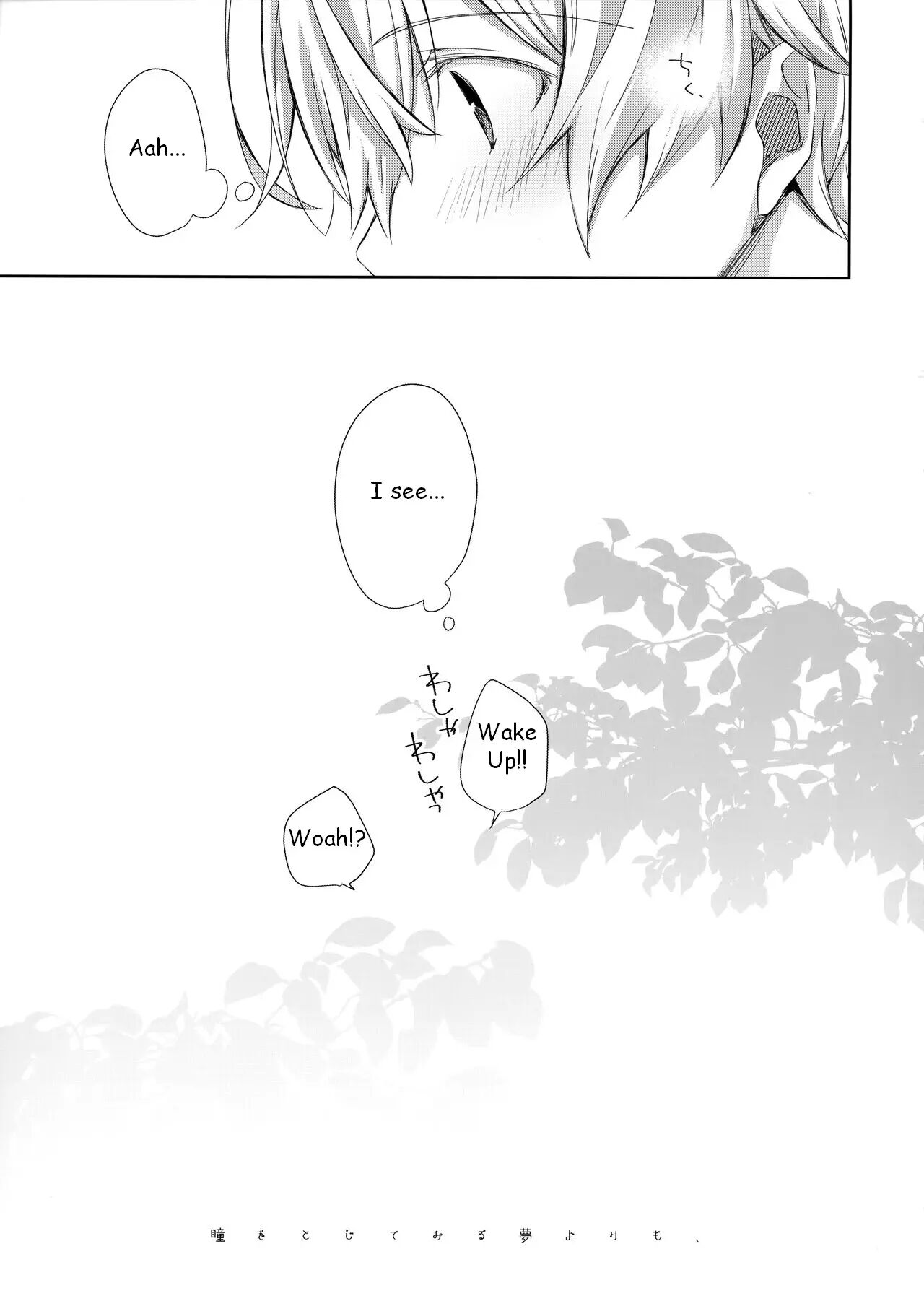 Hitomi O Tojite Miru Yume Yori Mo [yaoi] 1