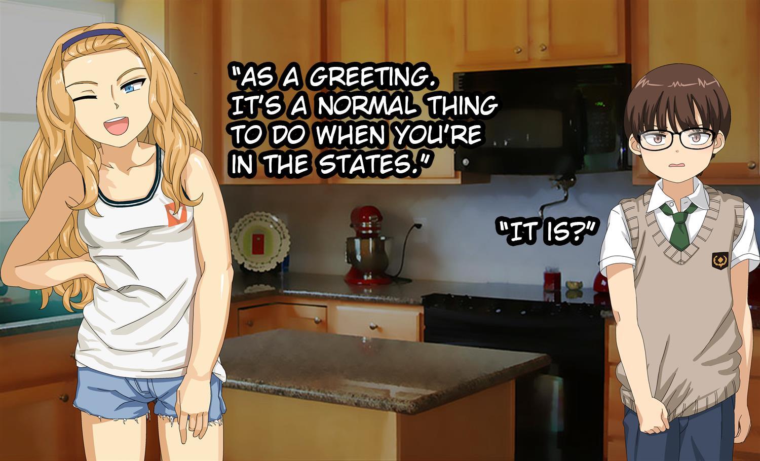 Homestay In America! Aggressive American Girl And Her Cohabiting Sex Ambitions 1