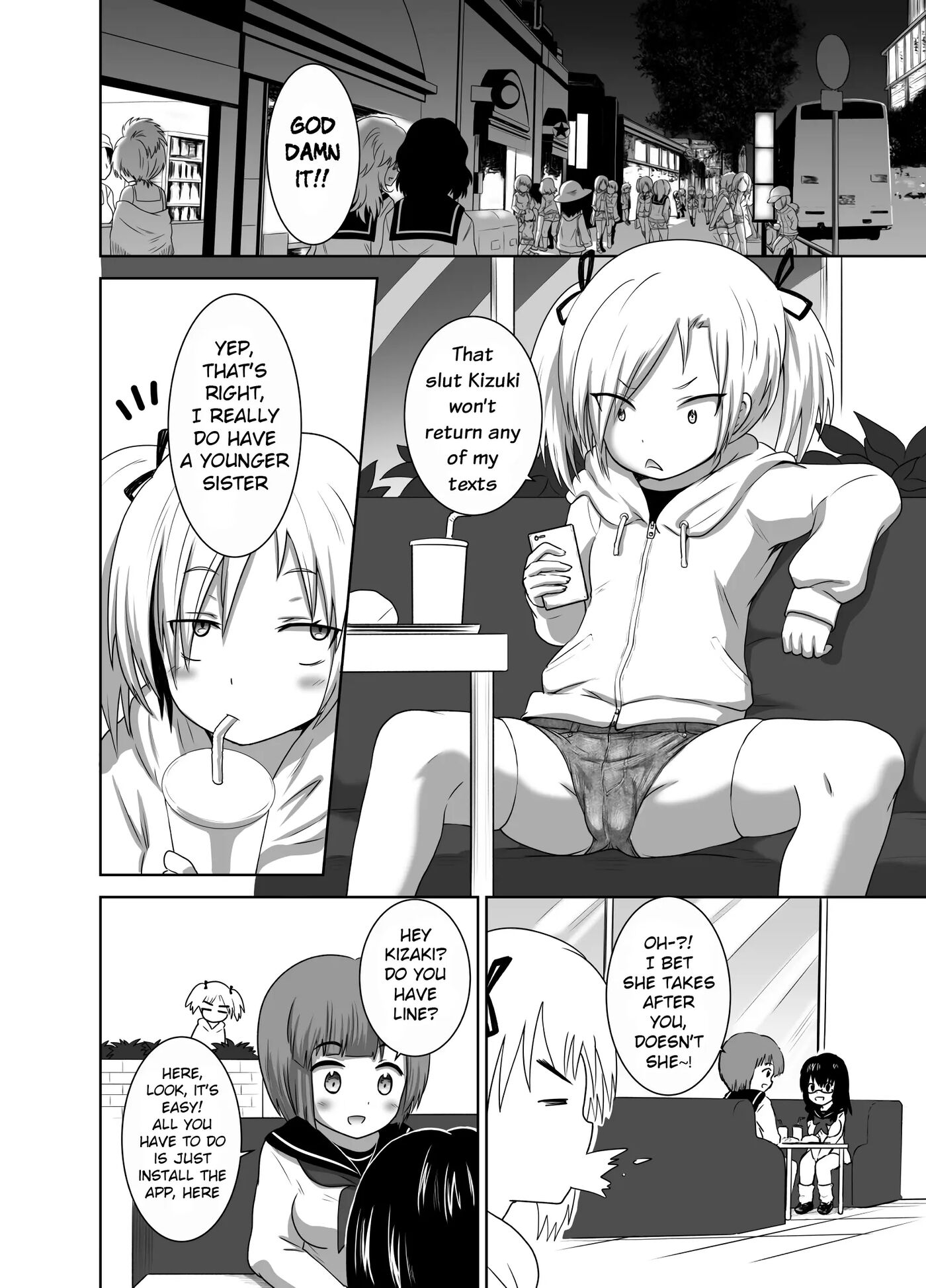 Hot Pants Futanari School 1