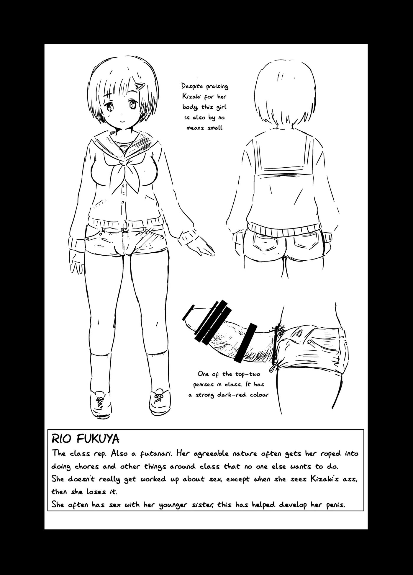 Hot Pants Futanari School 1