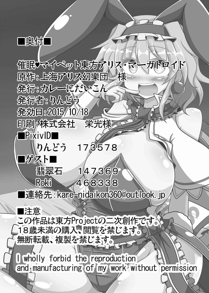 Hypnosis My Pet Touhou Alice Margatroid 1