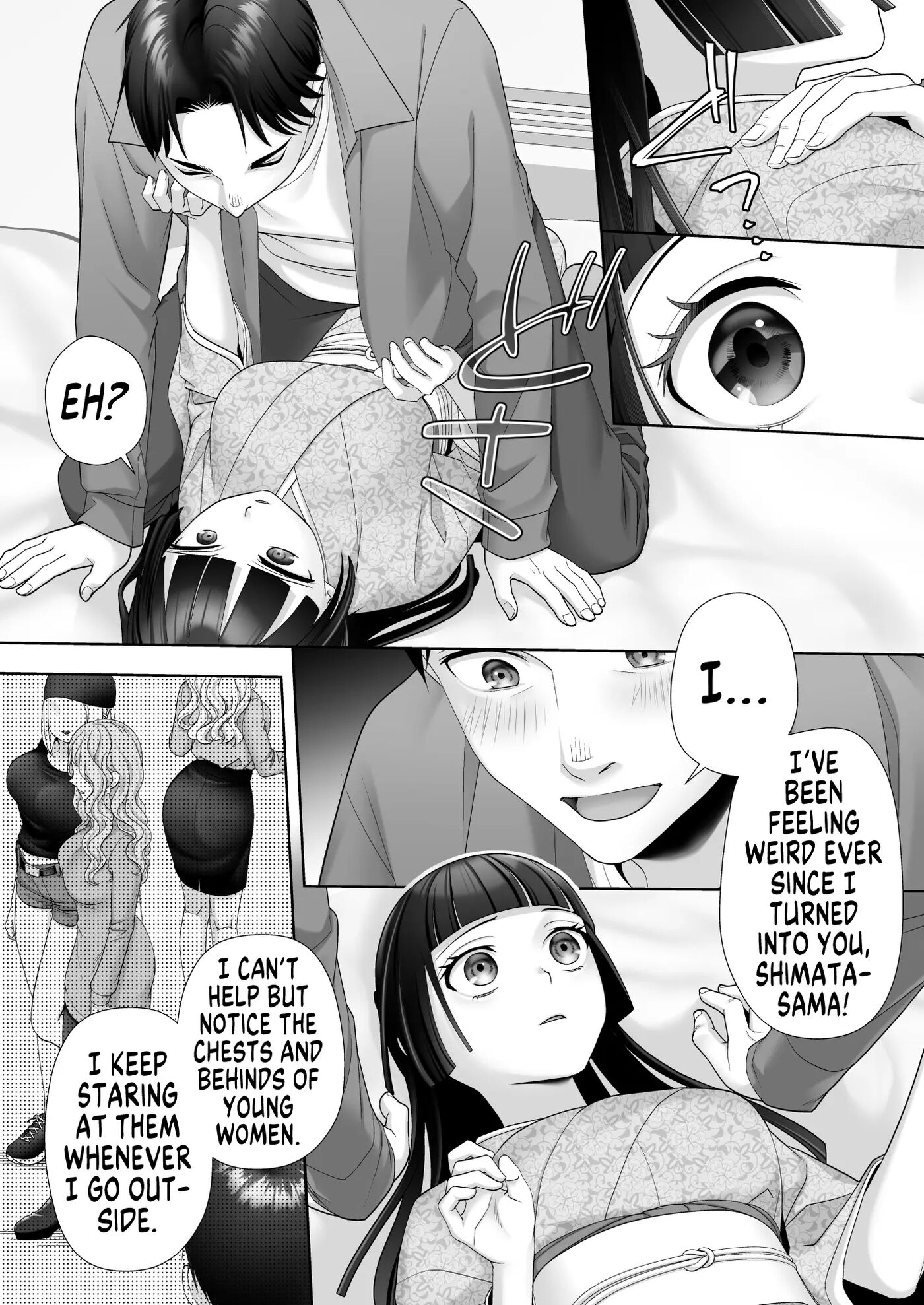I Can't Believe This Pure, Traditionally Japanese Young Lady, Whom I Switched Bodies With, Has Succumbed To Male Lust Chapter 1 Page 14