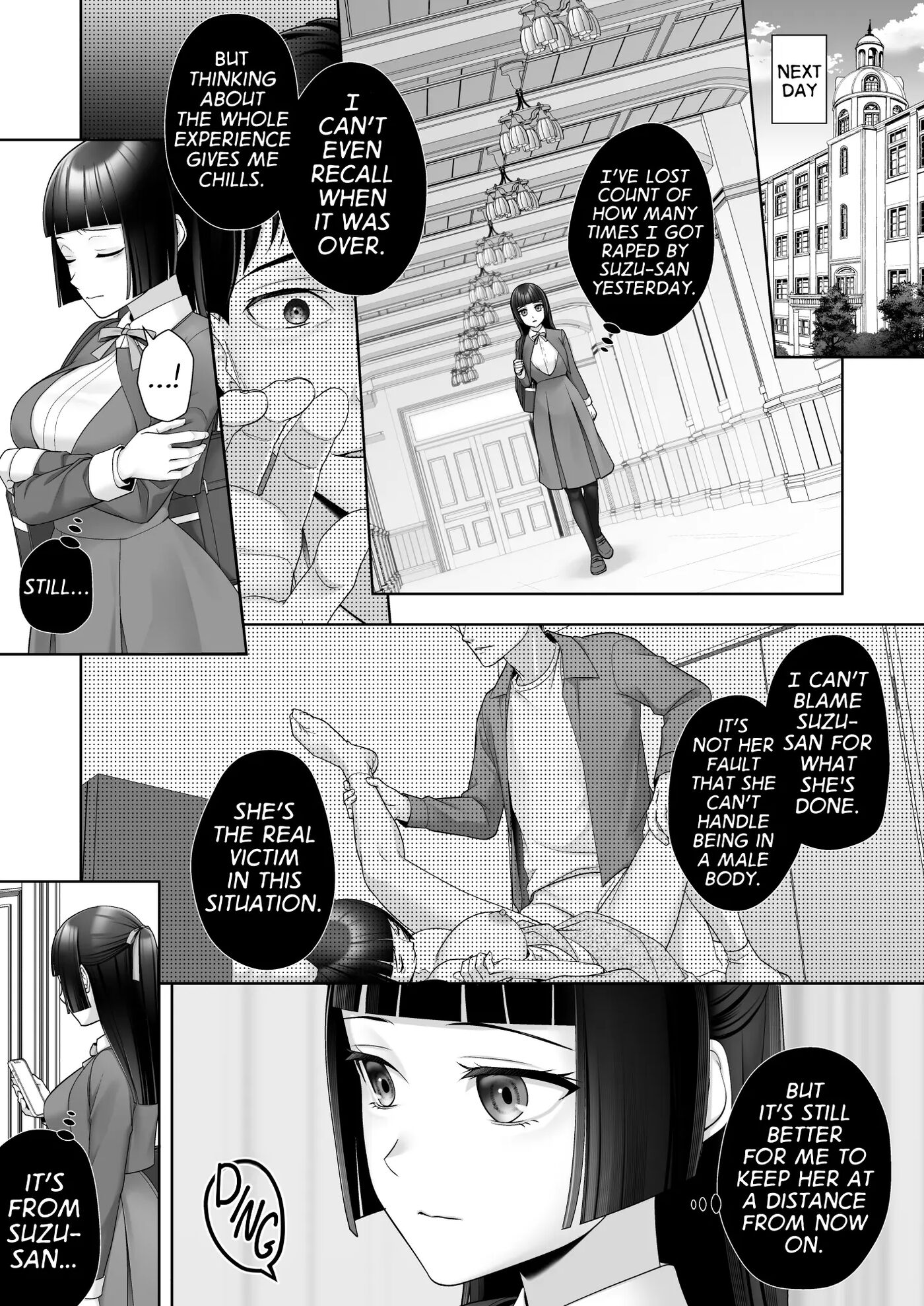 I Can't Believe This Pure, Traditionally Japanese Young Lady, Whom I Switched Bodies With, Has Succumbed To Male Lust Chapter 1 Page 25