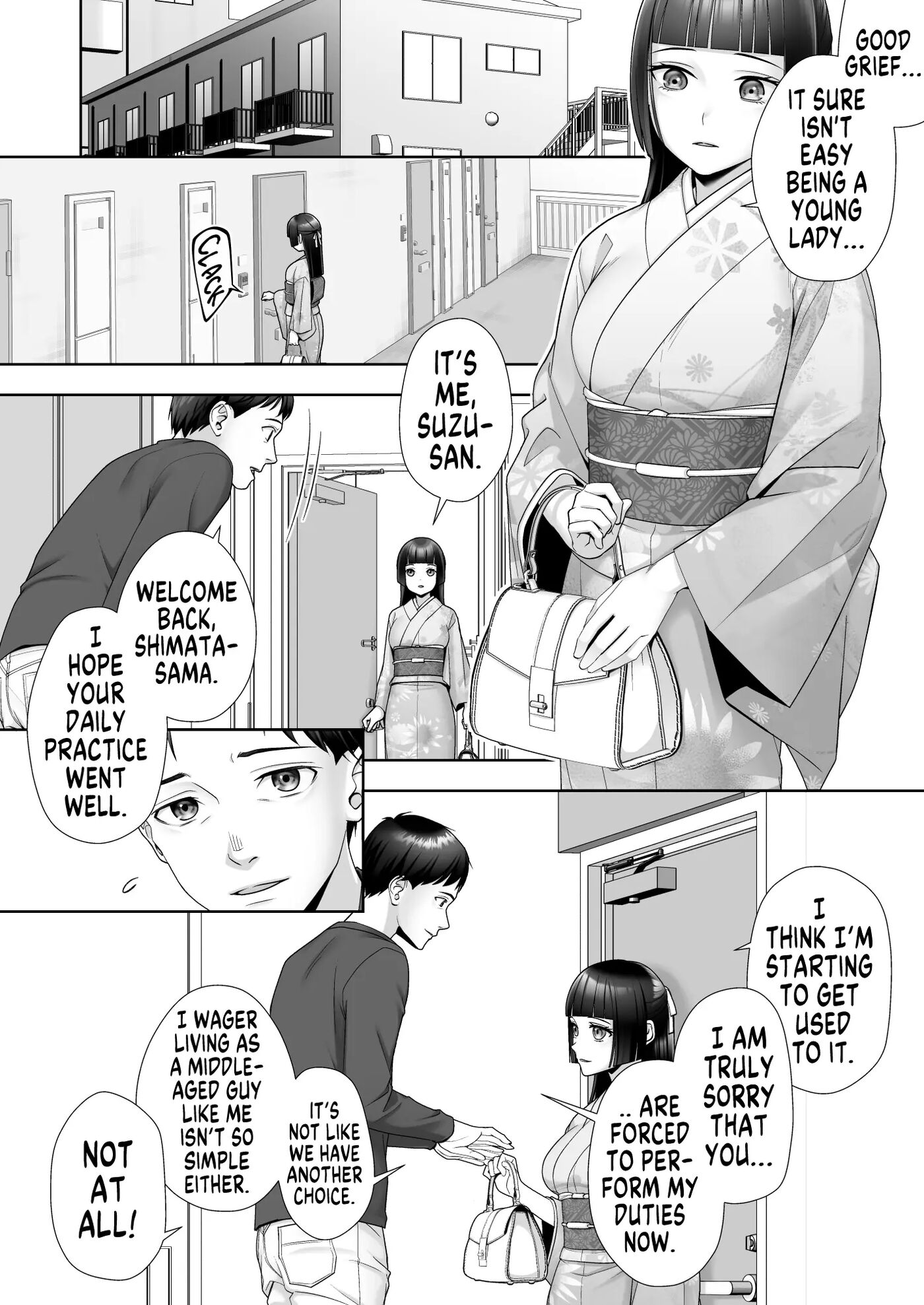 I Can't Believe This Pure, Traditionally Japanese Young Lady, Whom I Switched Bodies With, Has Succumbed To Male Lust Chapter 1 Page 6