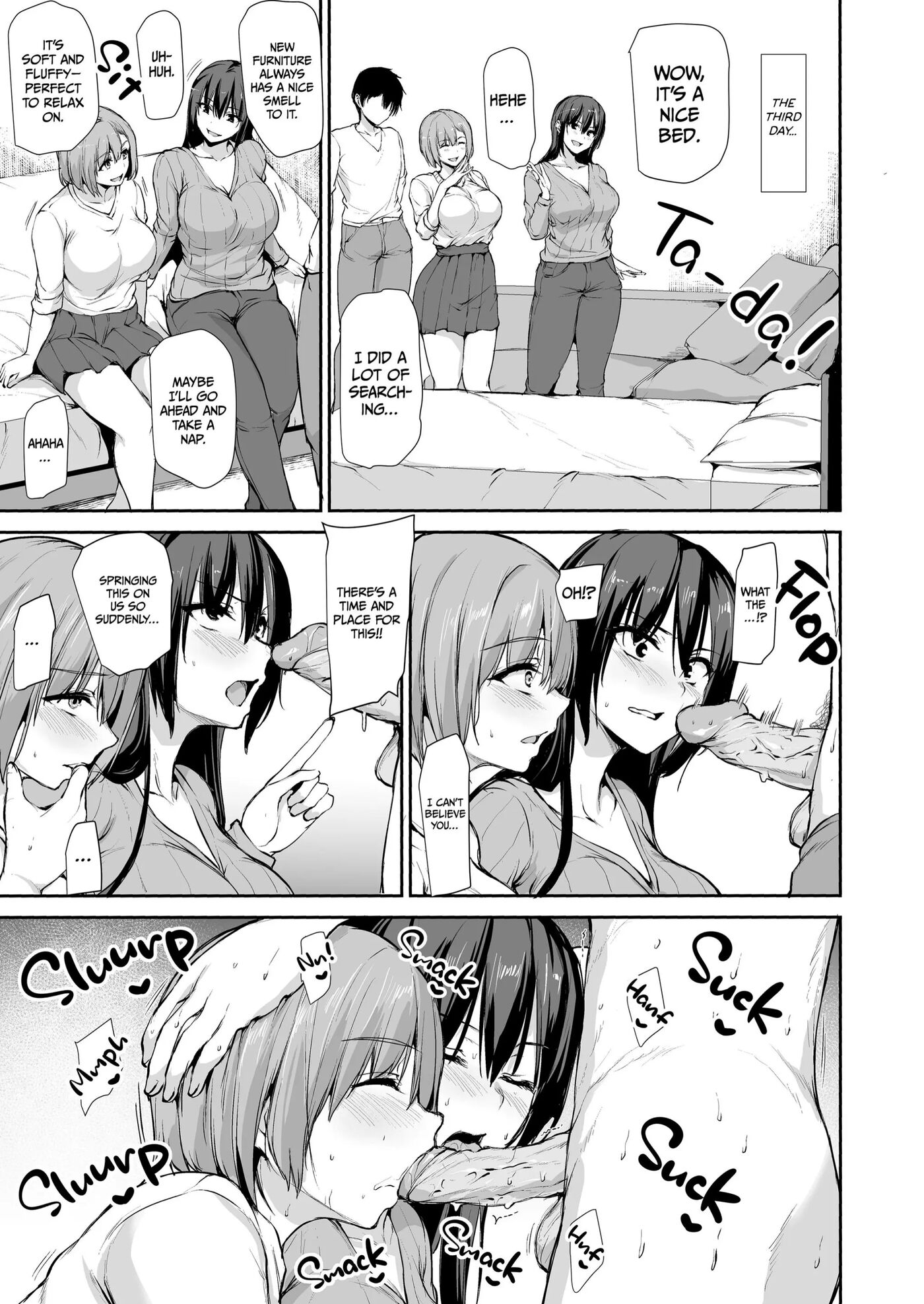 I Can't Get It Up Without Two Pairs Of Big Breasts, So My Wife Brought Her Friend! 1