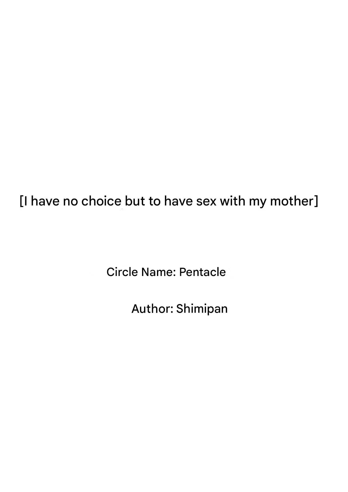 I Have No Choice But To Have Sex With My Mother 1