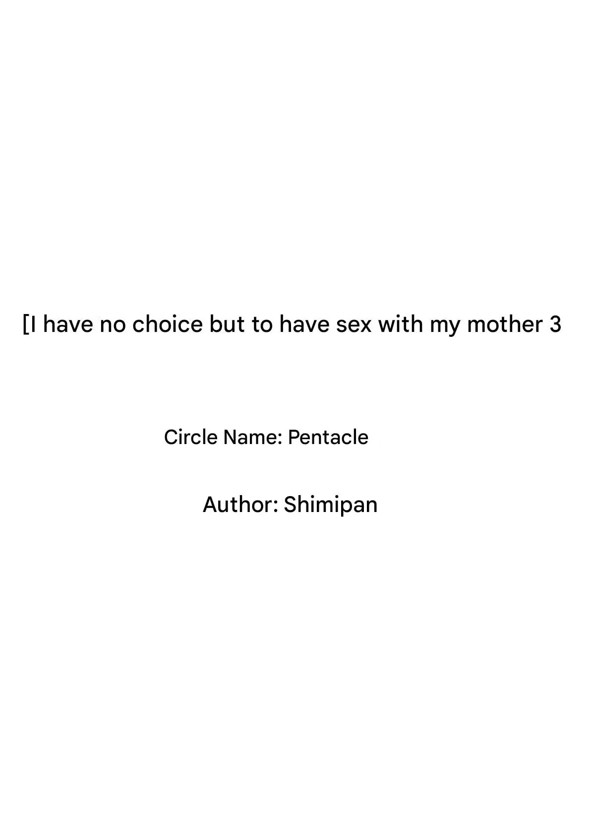 I Have No Choice But To Have Sex With My Mother 3