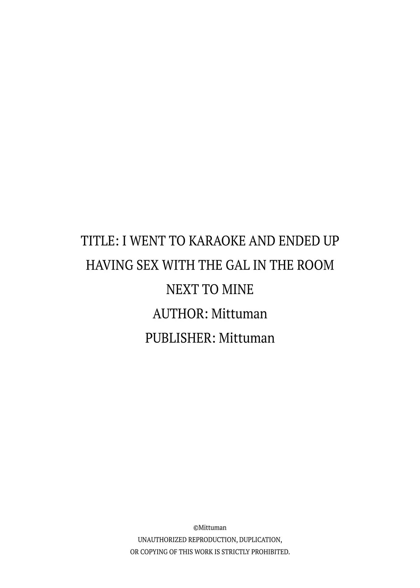 I Went To A Karaoke And Ended Up Having Sex With The Gal In The Room Next To Mine 1