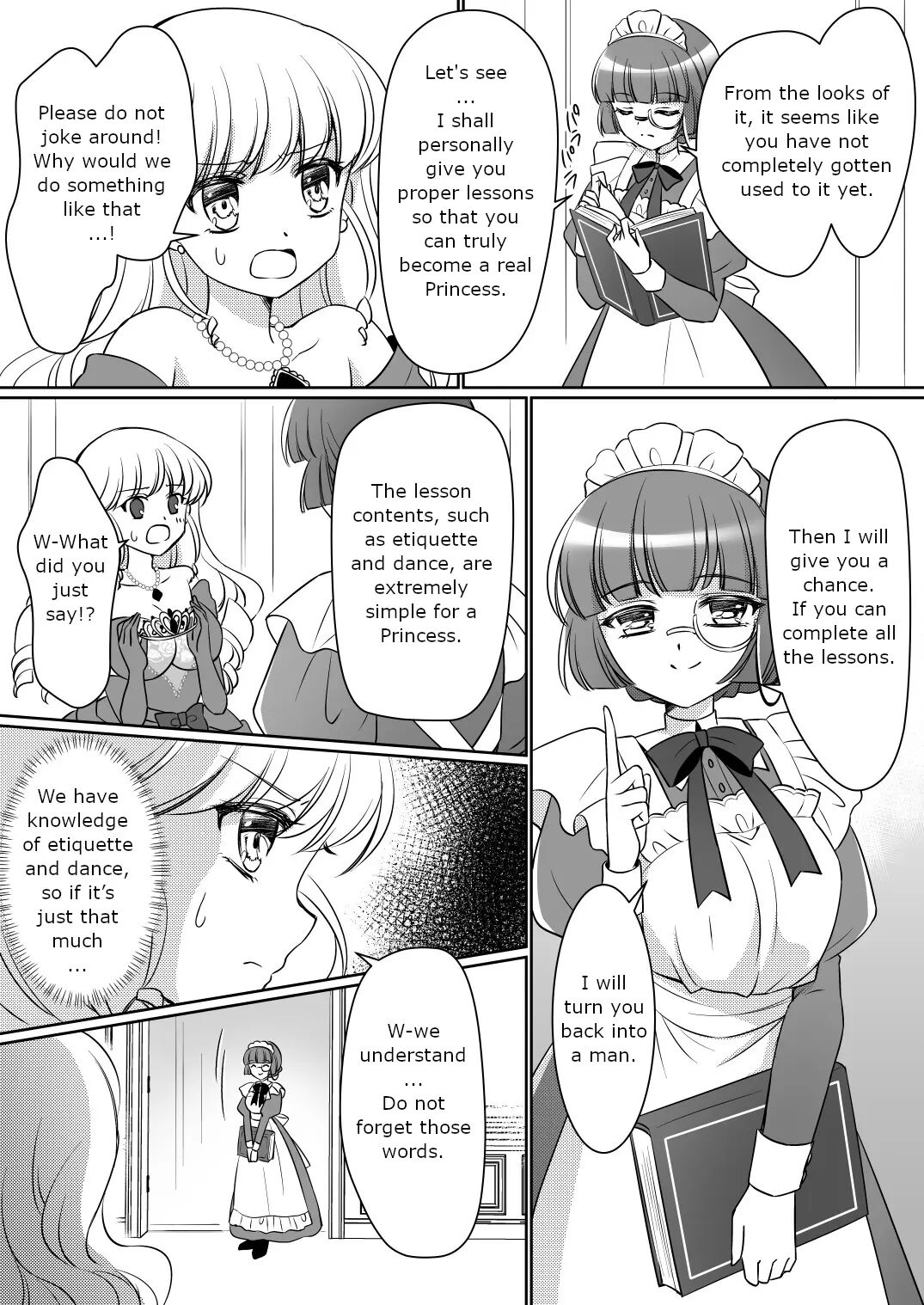 I Will Never Become A Princess! ~i Was Made Into A Princess Through The Princess Experience~ 1