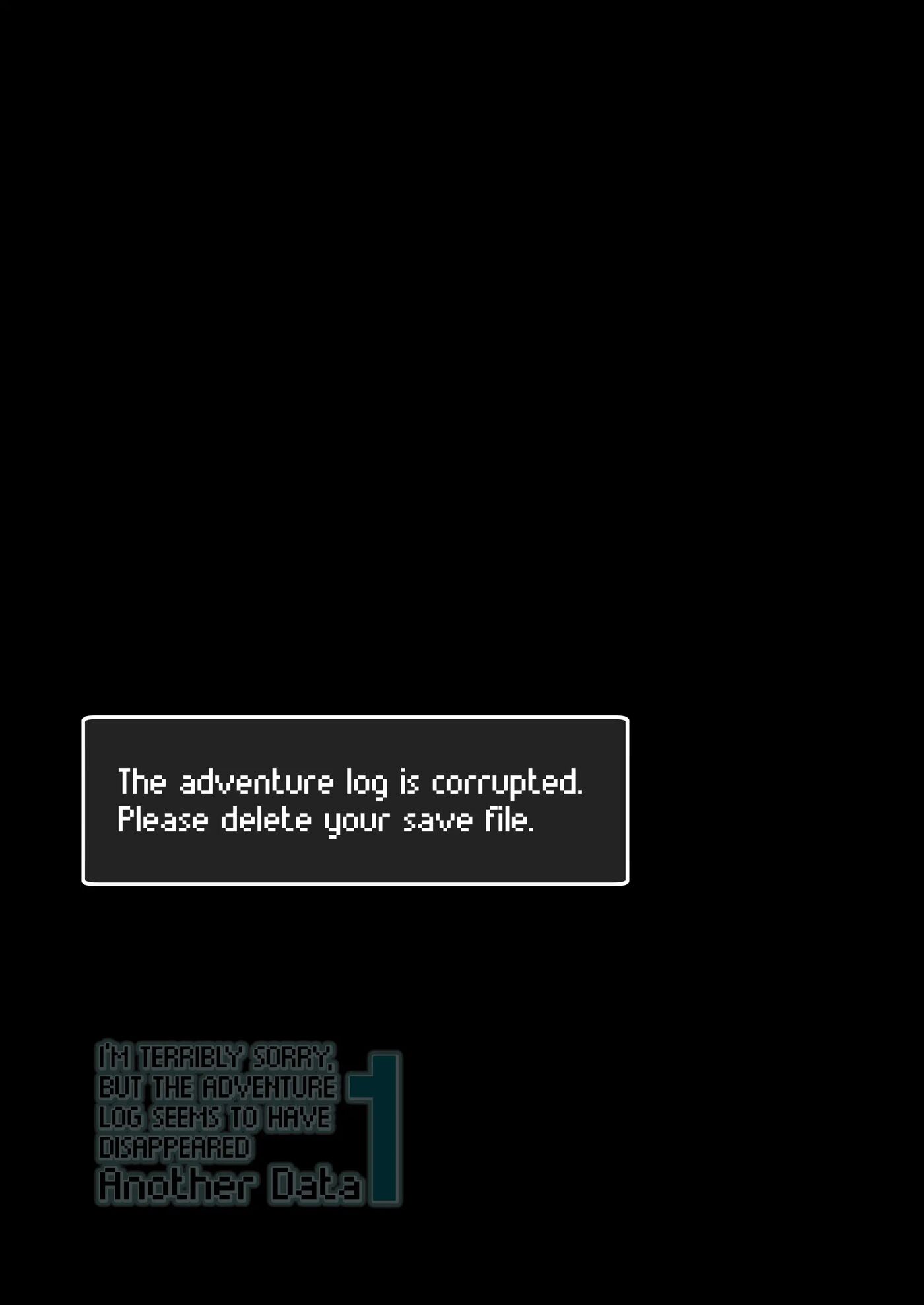 I'm Terribly Sorry, But The Adventure Log Seems To Have Disappeared Another Data1 1