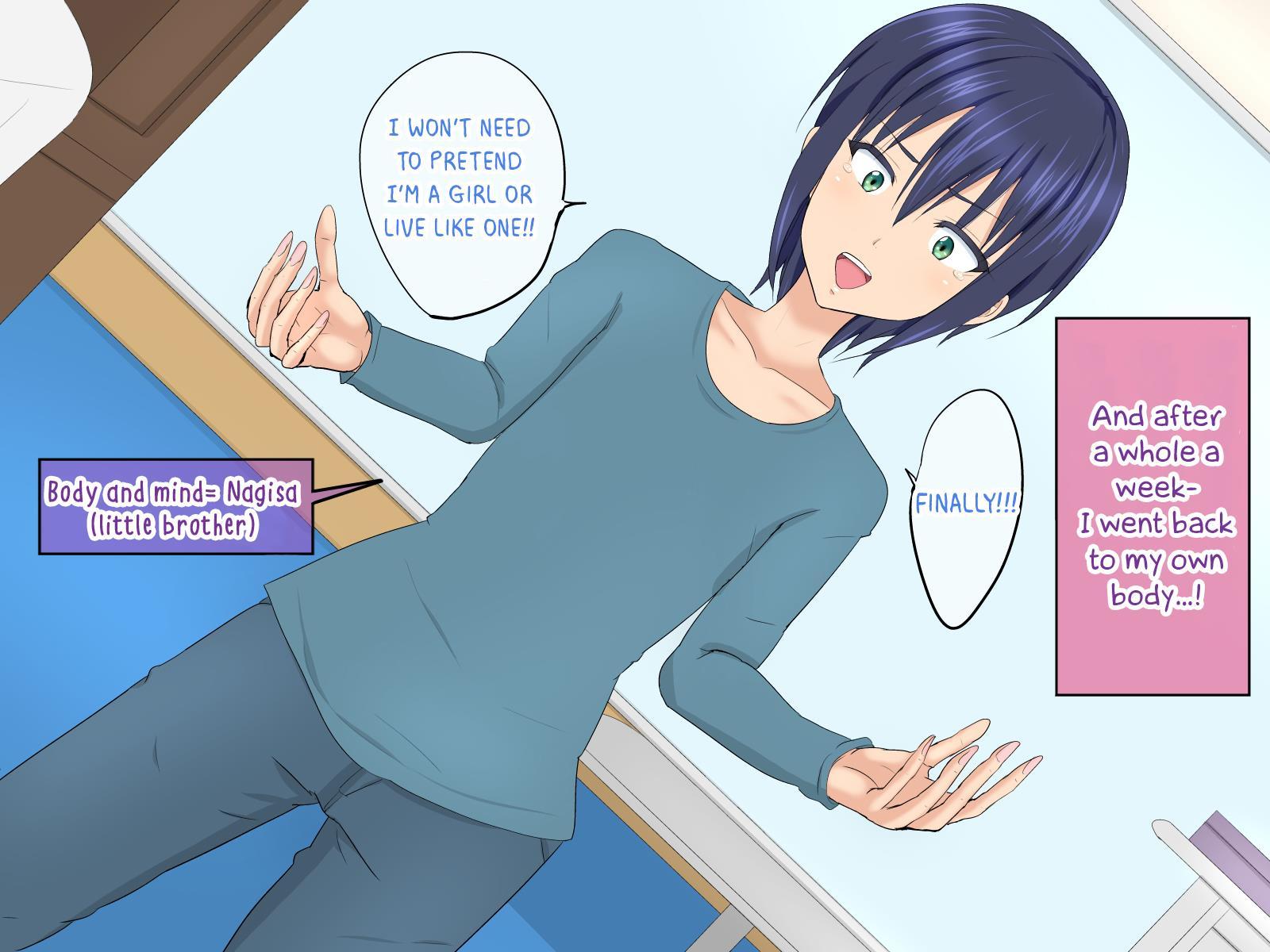 Irekawari De Otokonoko!? Bitch Gal Na Ane No Sei De Onna Ni Sareta Ore No Karada [yaoi] Chapter 1 Page 50