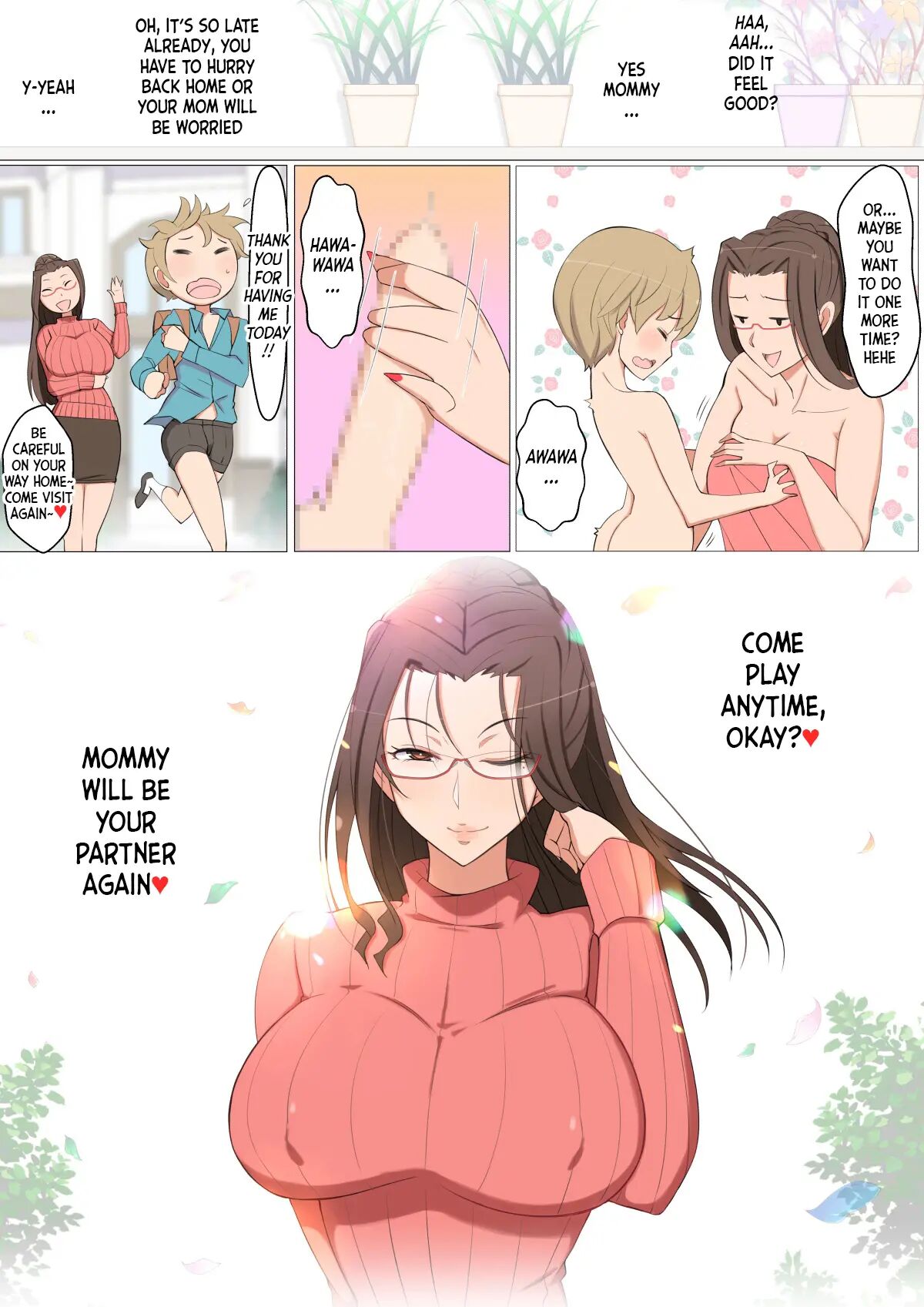 Jun-kun And His Friend's Mom's Lewd Plan 1