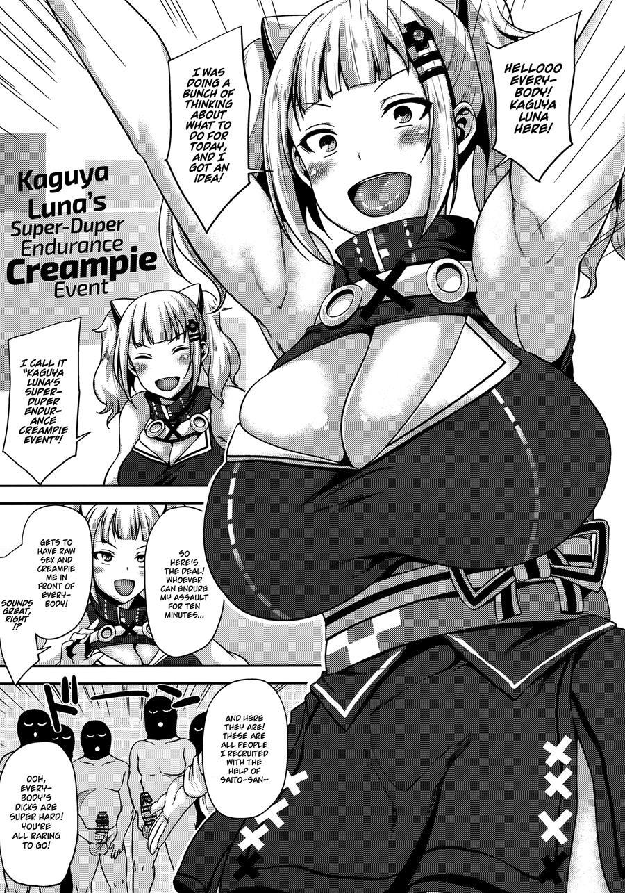 Kaguya Luna No Sugotech Gaman Dekireba Nakadashi H 1
