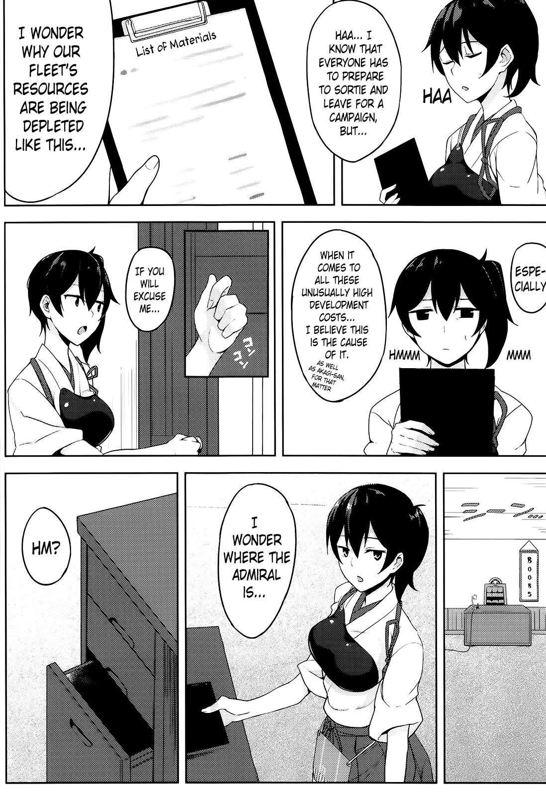 Kantai Collection Dj - The Worries Of Secretary Ship Kaga 1