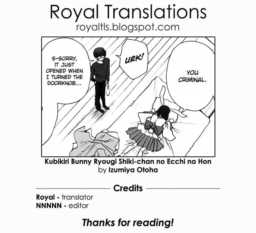 Kubi-kiri Bunny Ryougi Shiki-chan No Ecchi Na Hon 1