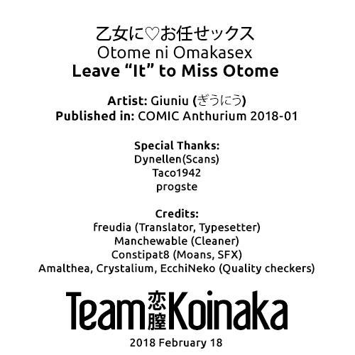 Leave "it" To Miss Otome 1