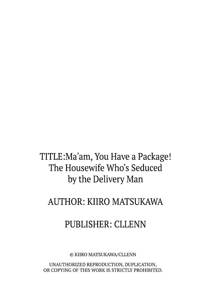 Ma'am, You Have A Package! The Housewife Who's Seduced By The Delivery Man 1