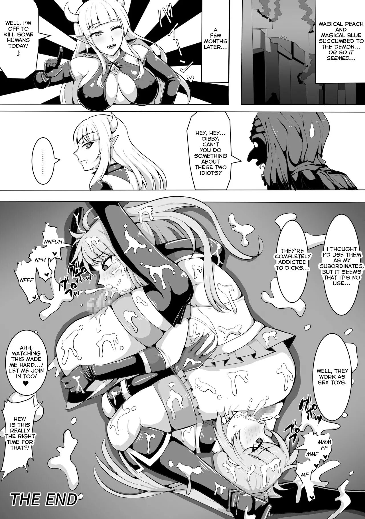 Mahou Shoujo Magical Peach & Blue ~futanari Shasei Jigoku~ 1
