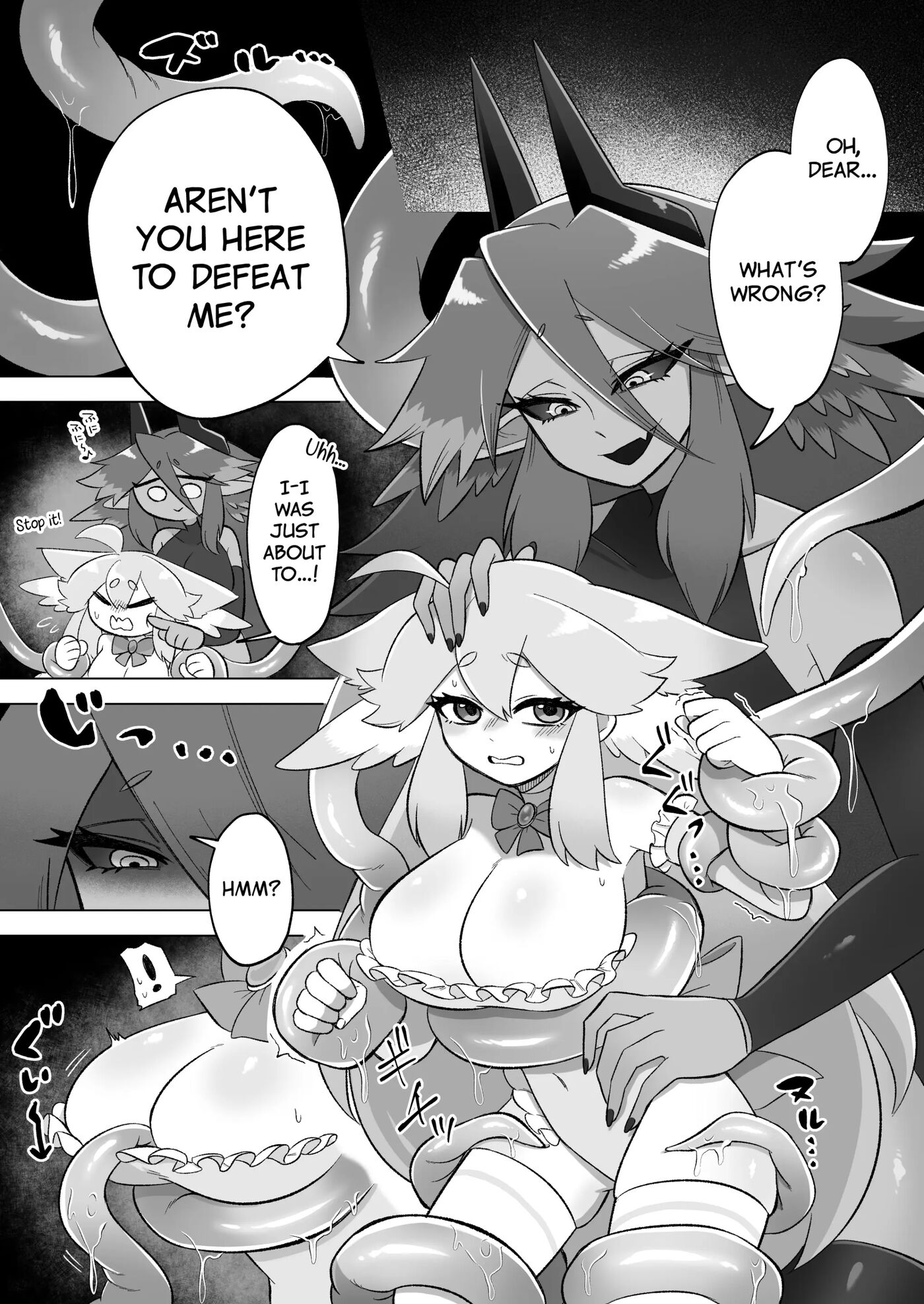 Mahou Shoujo Wa Shokushu To Futanari Inma Ni Ochiteiku 1
