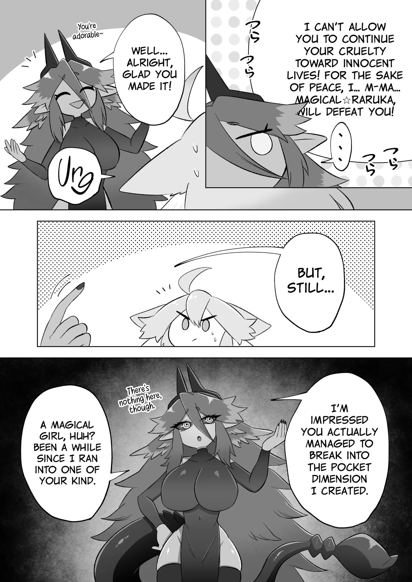 Mahou Shoujo Wa Shokushu To Futanari Inma Ni Ochiteiku 1