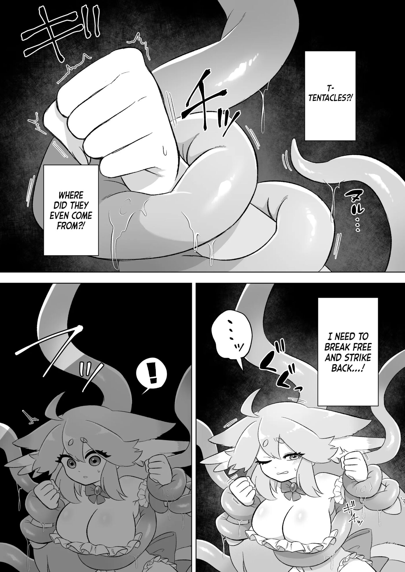 Mahou Shoujo Wa Shokushu To Futanari Inma Ni Ochiteiku 1