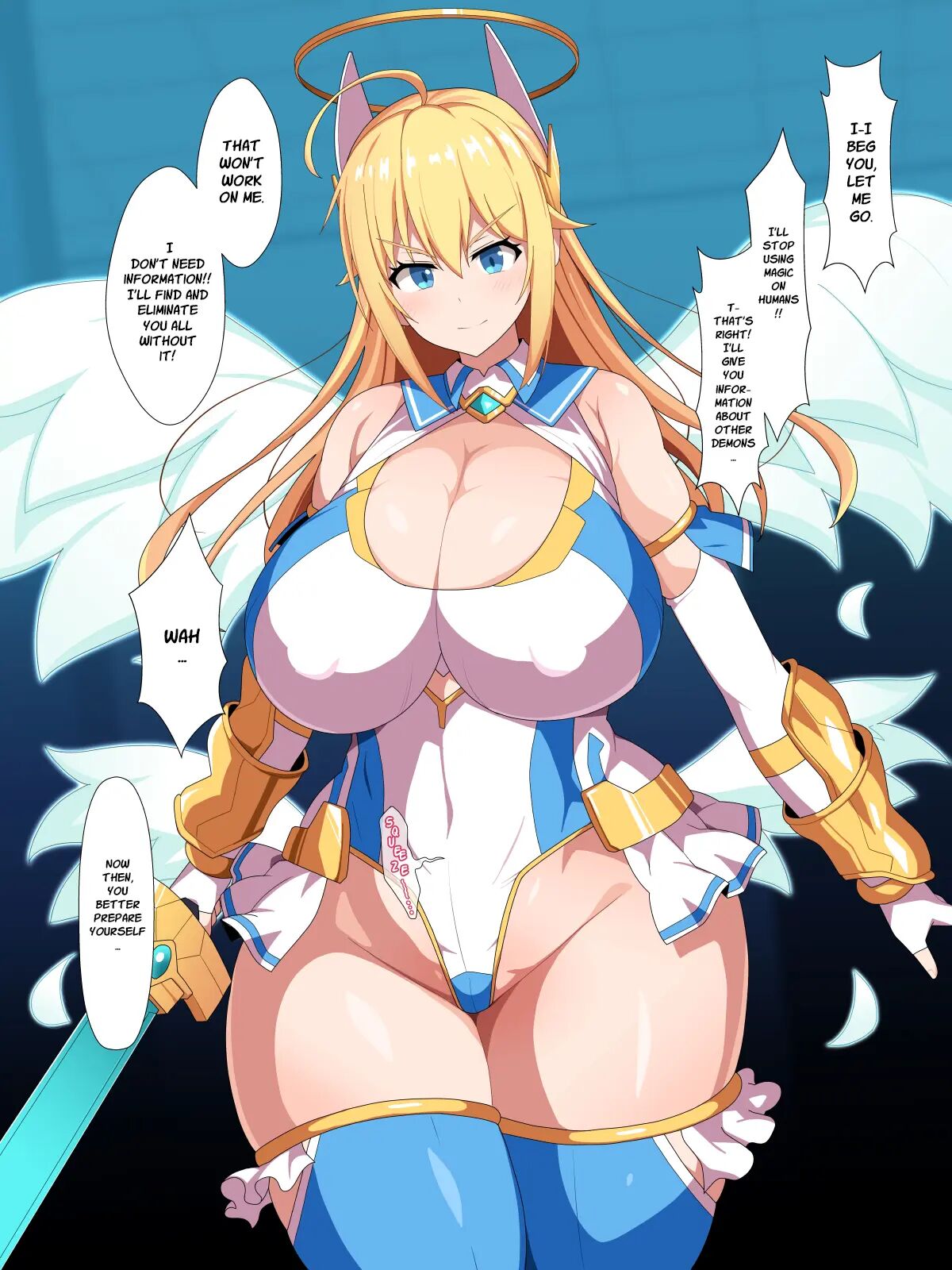 Mahou Tenshi Lil ~kisei Slime Gotoki De Taisetsu Na Yorishiro No Nikutai O Anal Benki Ni Nante Zettai Ni Sasenai!~ 1