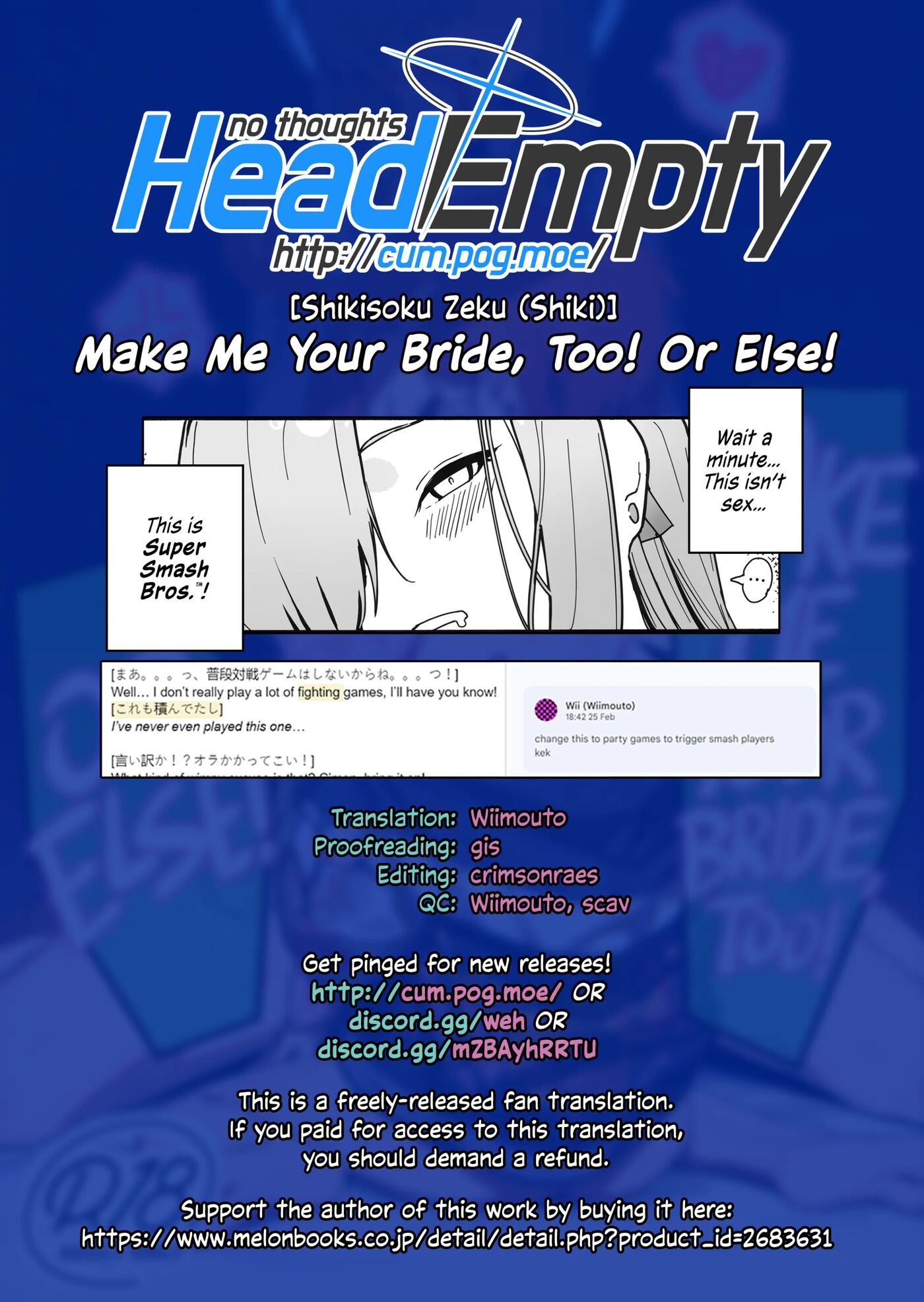 Make Me Your Bride, Too! Please! 2