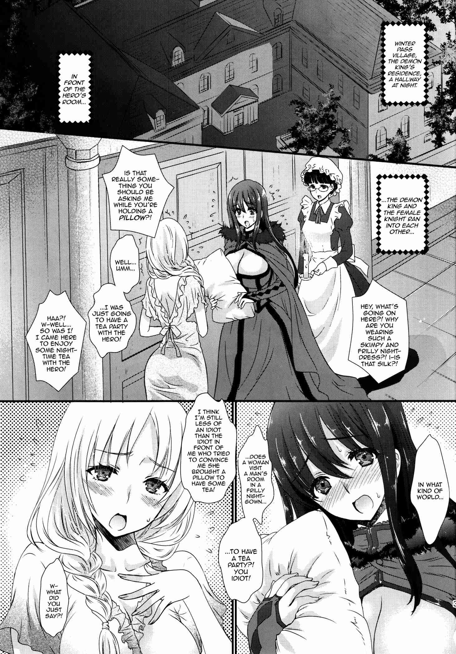 Maoyuu Maou Yuusha Dj - My Demon King And Female Knight Fight Way Too Much?! Chapter 1 Page 2