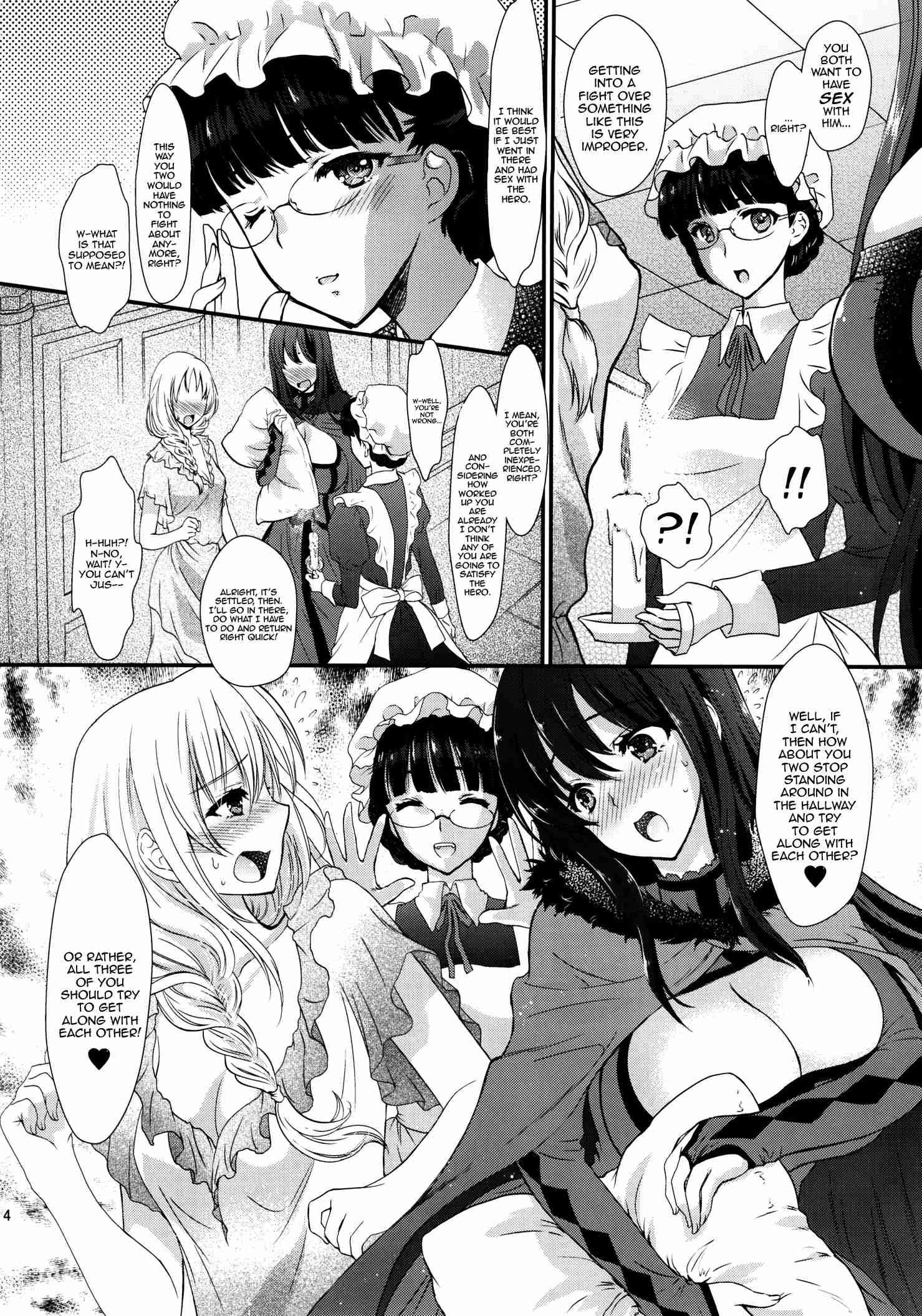 Maoyuu Maou Yuusha Dj - My Demon King And Female Knight Fight Way Too Much?! Chapter 1 Page 3
