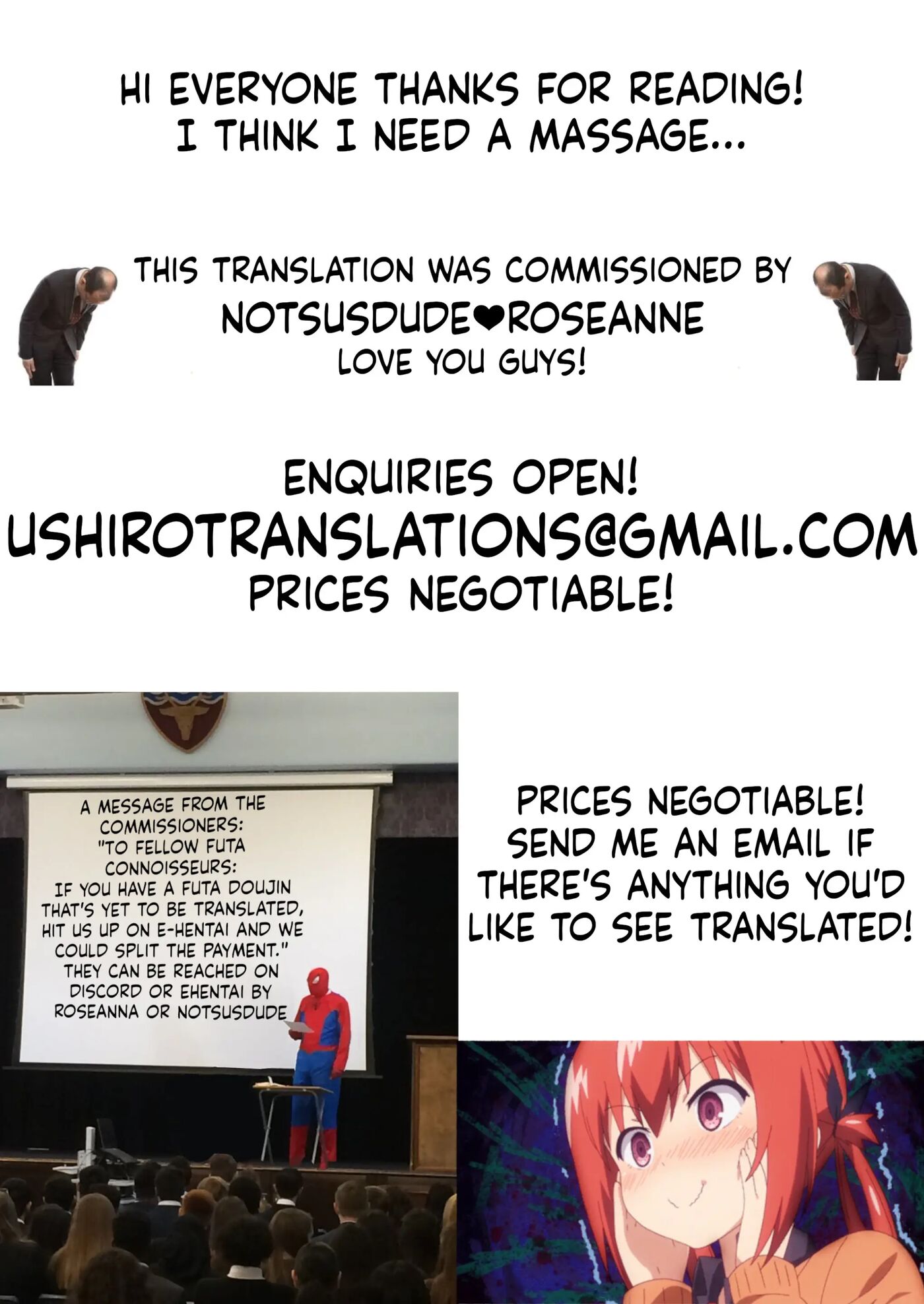 Massage-ten De Futanari Bijo Ni Portio Acme Shikomareru Onnanoko 1