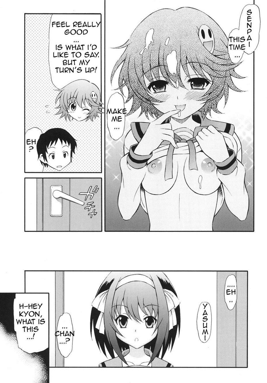 Melancholy Of Haruhi Suzumiya Dj - Suzumiya Haruhi, Yasumi, And Kyon 1