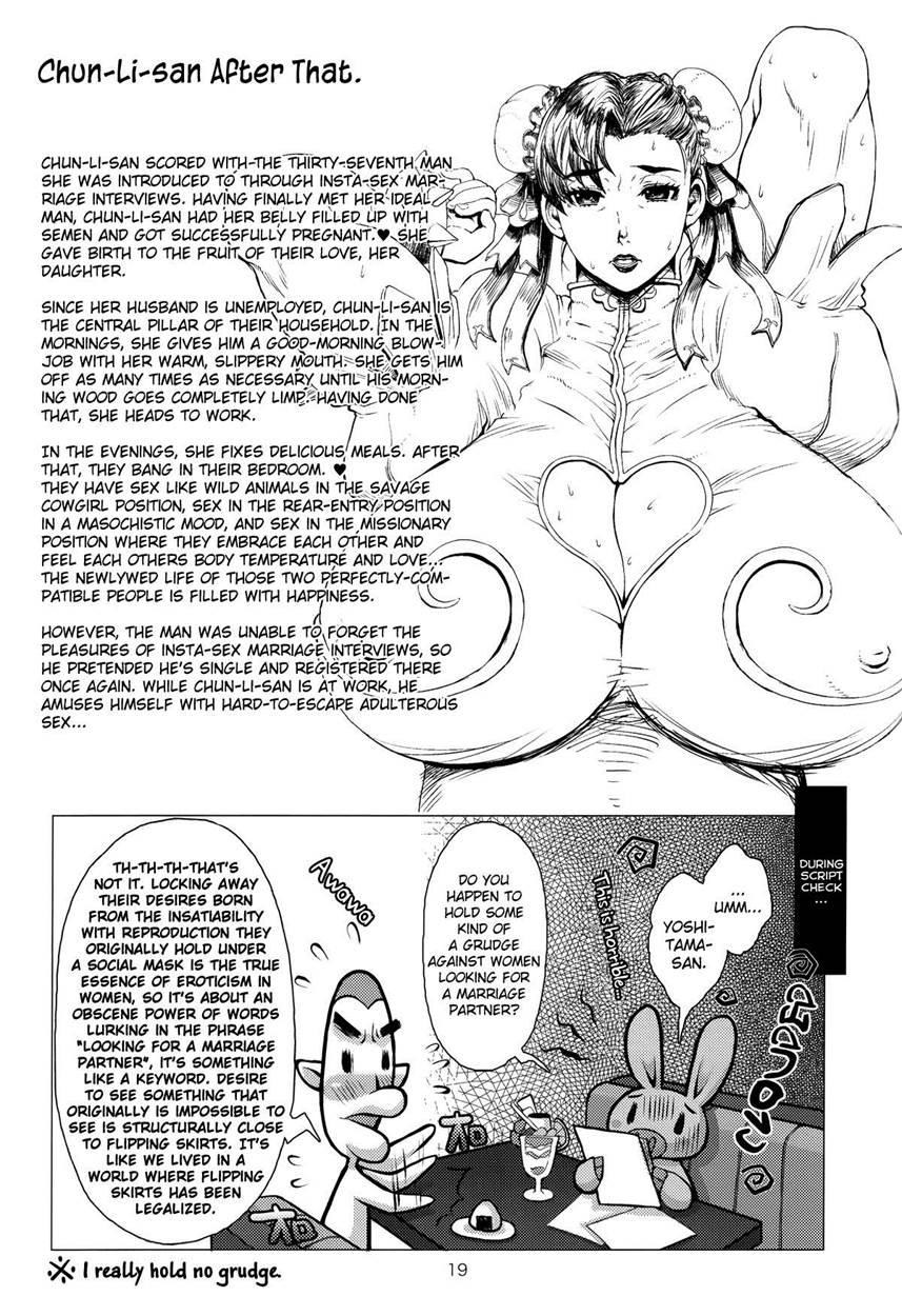 Metabolism Chun-li A Beautiful And Mature Chun-li-san Has Serious Sex With  The Candidates While Looking For A Marriage Partner 1 Manga Page 18 - Read  Manga Metabolism Chun-li A Beautiful And Mature